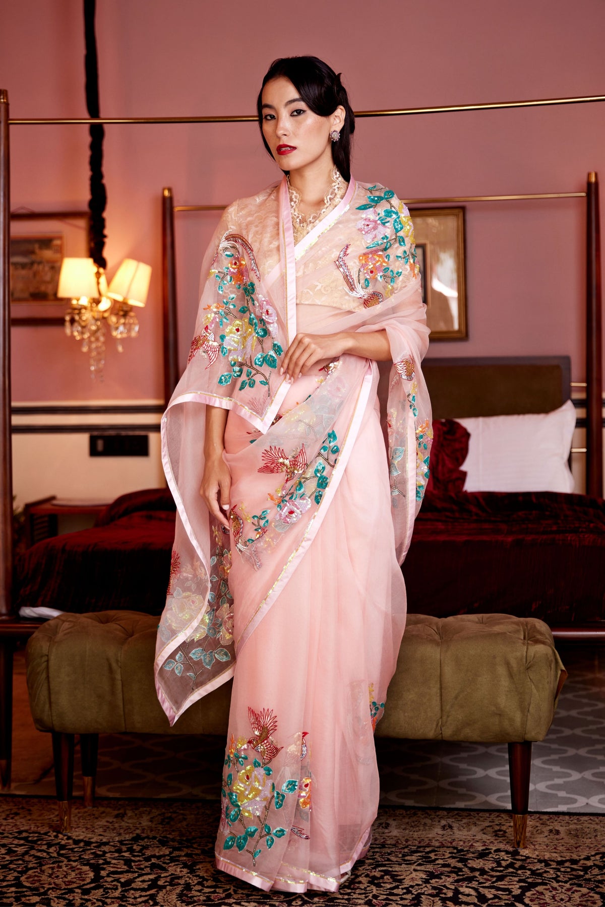 Lalitya Blush Pink Saree