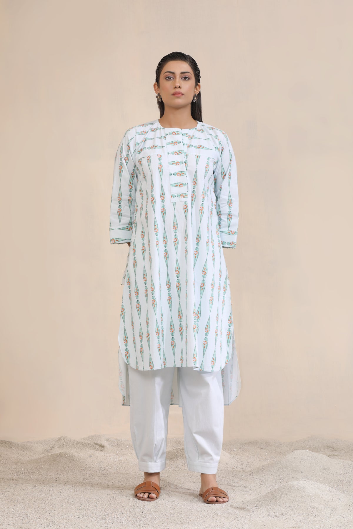 Saumi Kurta and Trouser Co-ord Set