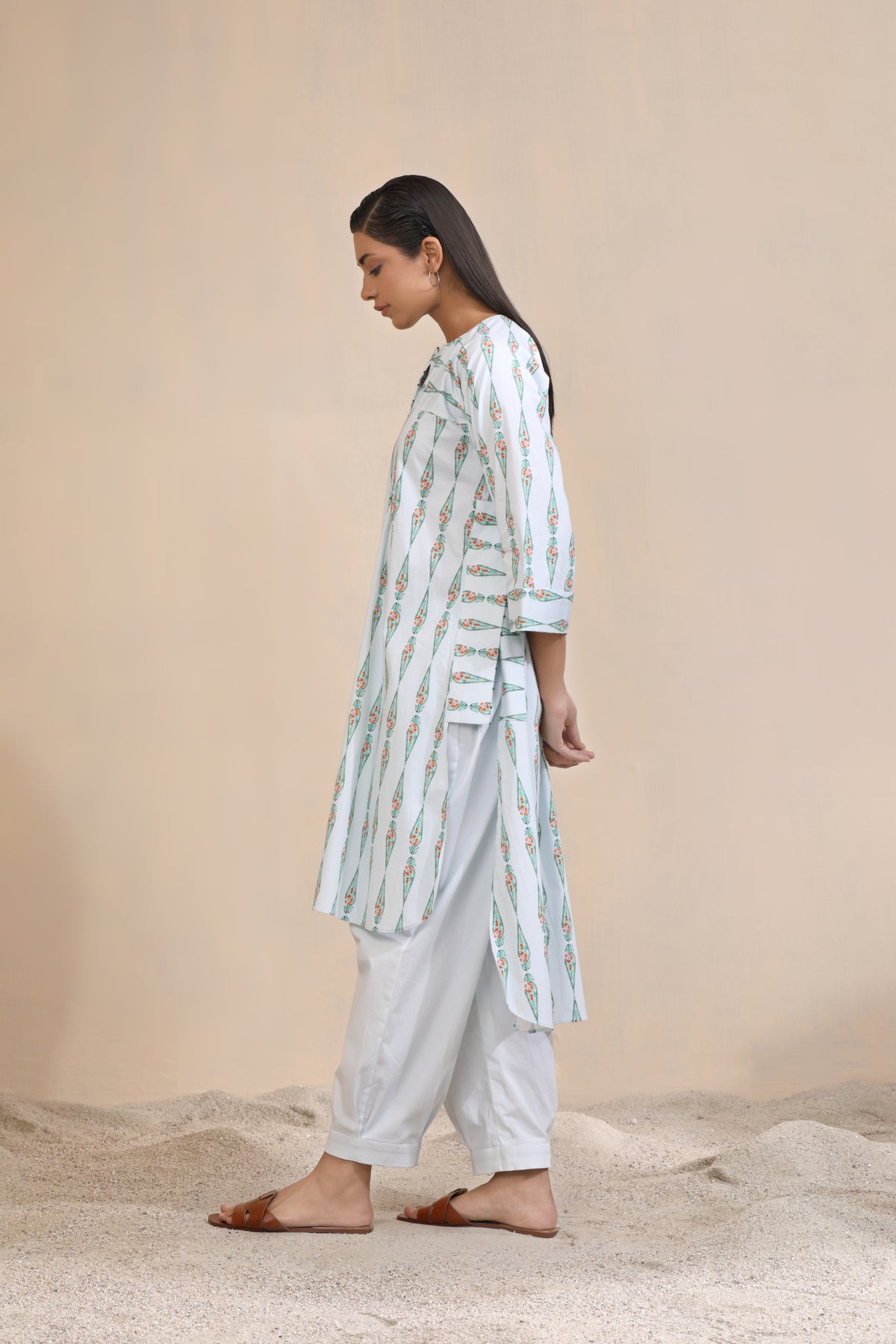 Saumi Kurta and Trouser Co-ord Set