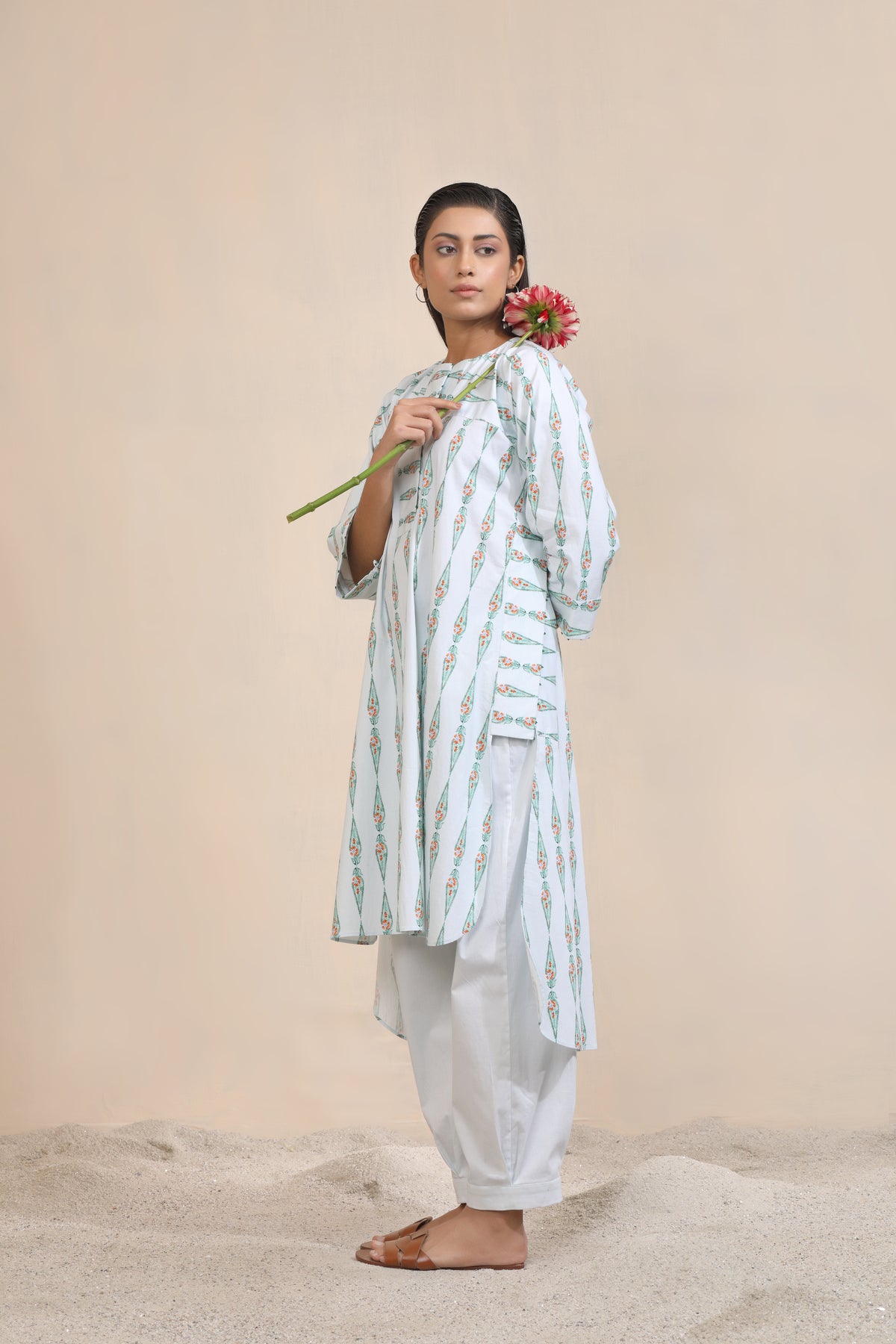 Saumi Kurta and Trouser Co-ord Set