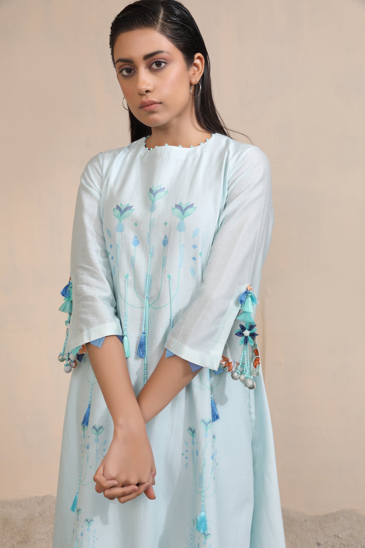 Leher Kurta and Trouser Co-ord Set