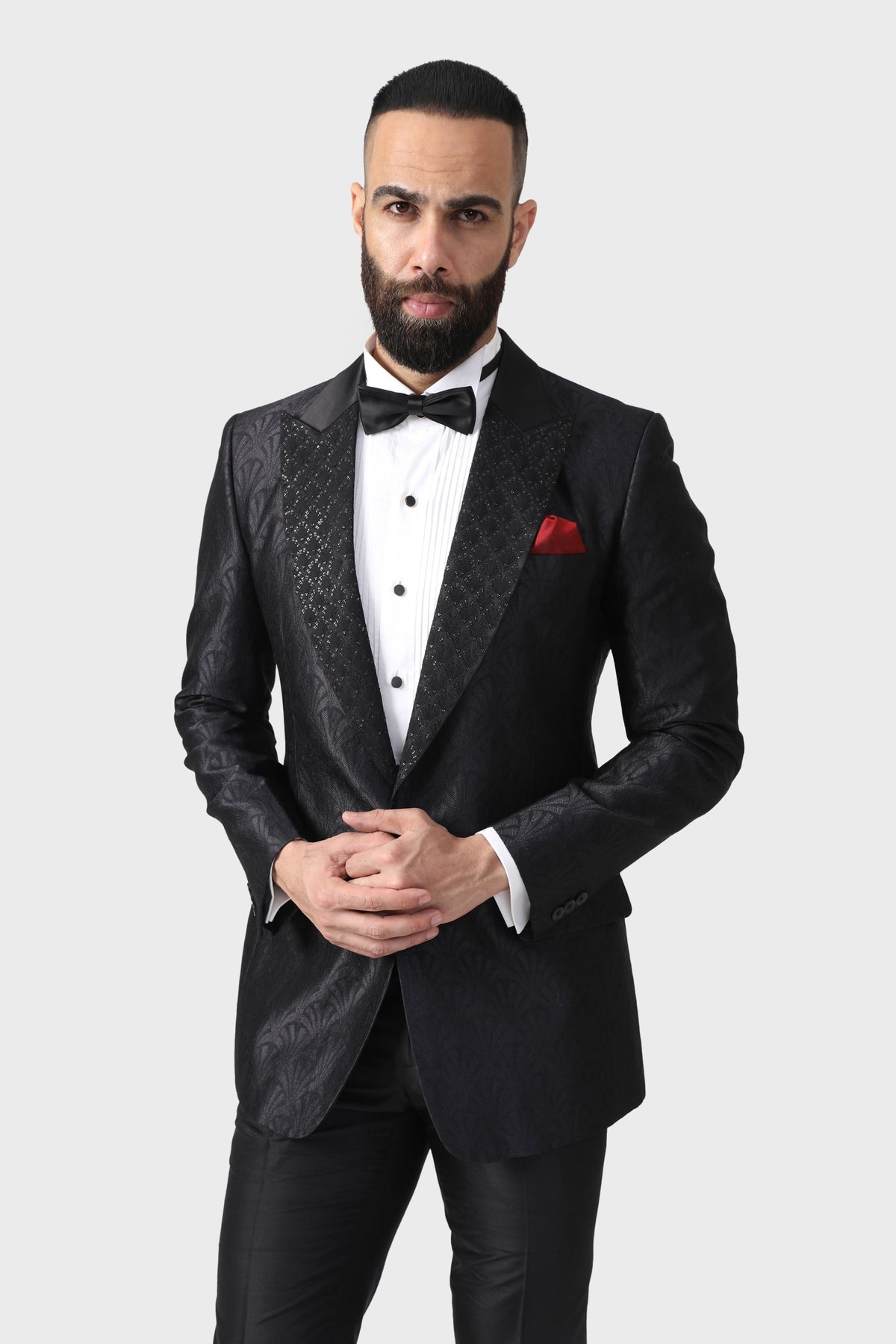 The Arched Pattern Tuxedo Jacket