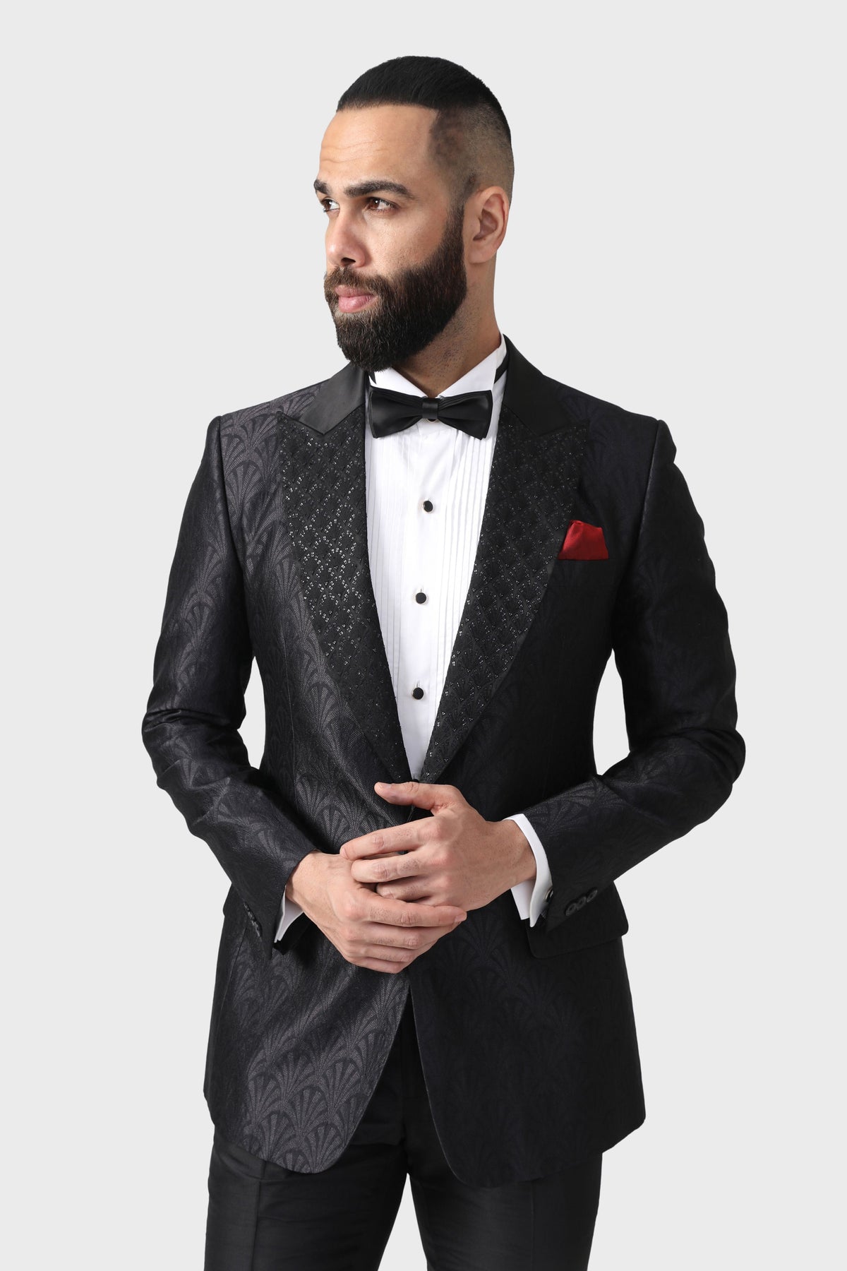 The Arched Pattern Tuxedo Jacket