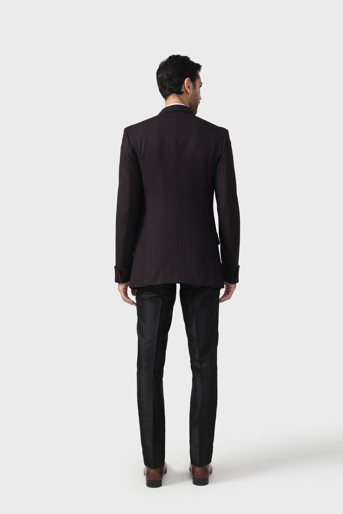 The Burnt Sienna Tuxedo Jacket