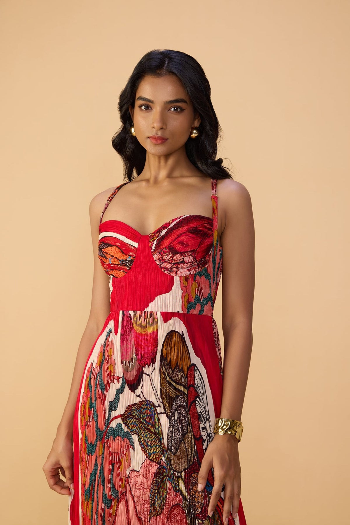 Red Velvet Kiara Dress