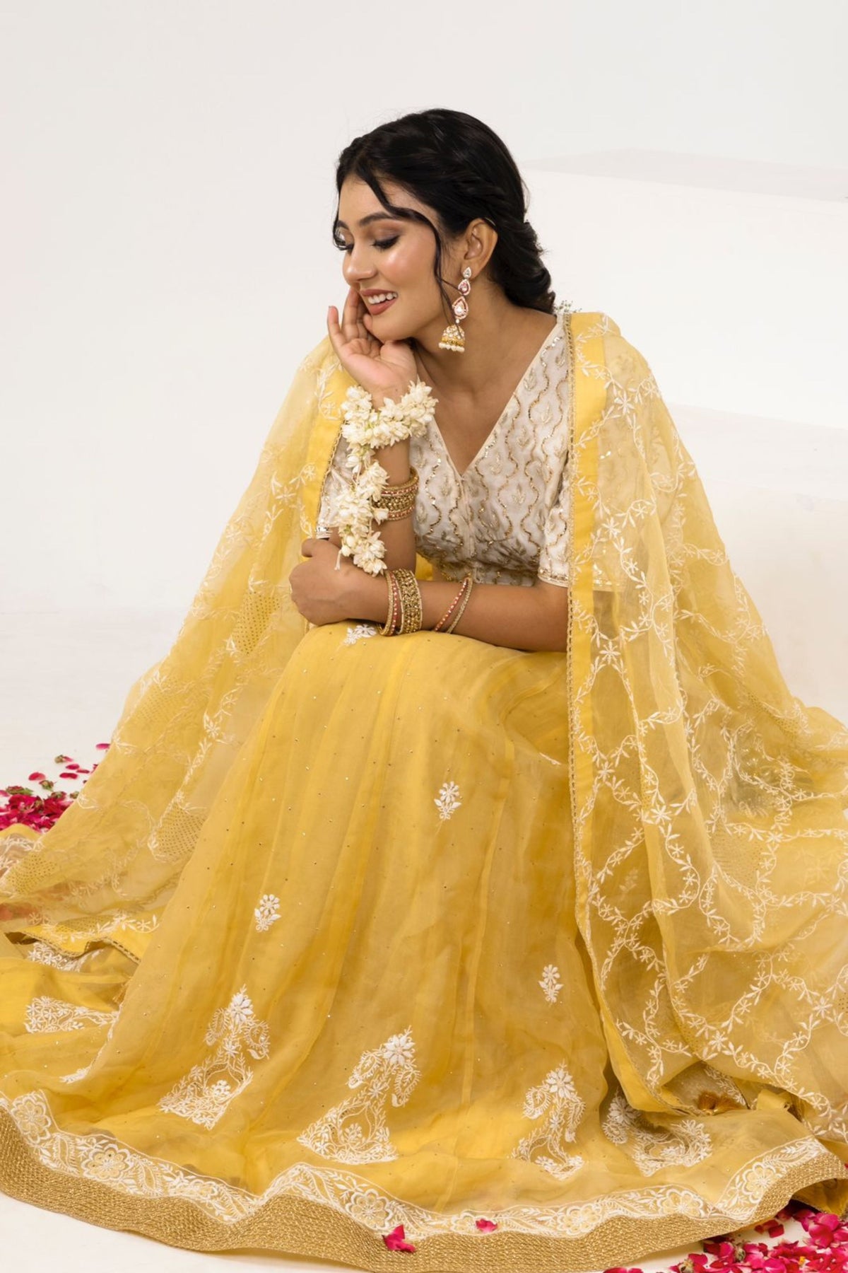 Yellow Lehenga Set