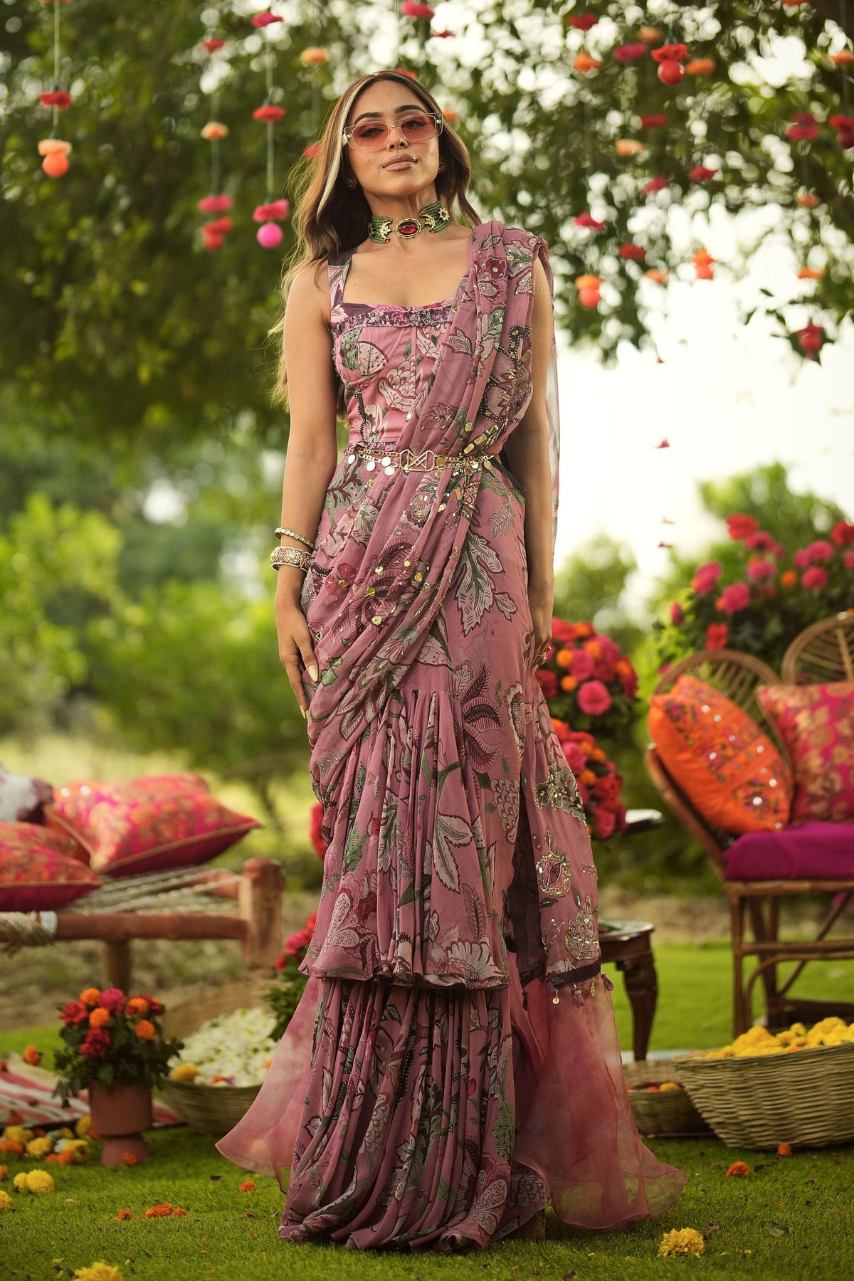 Momina Saree Set