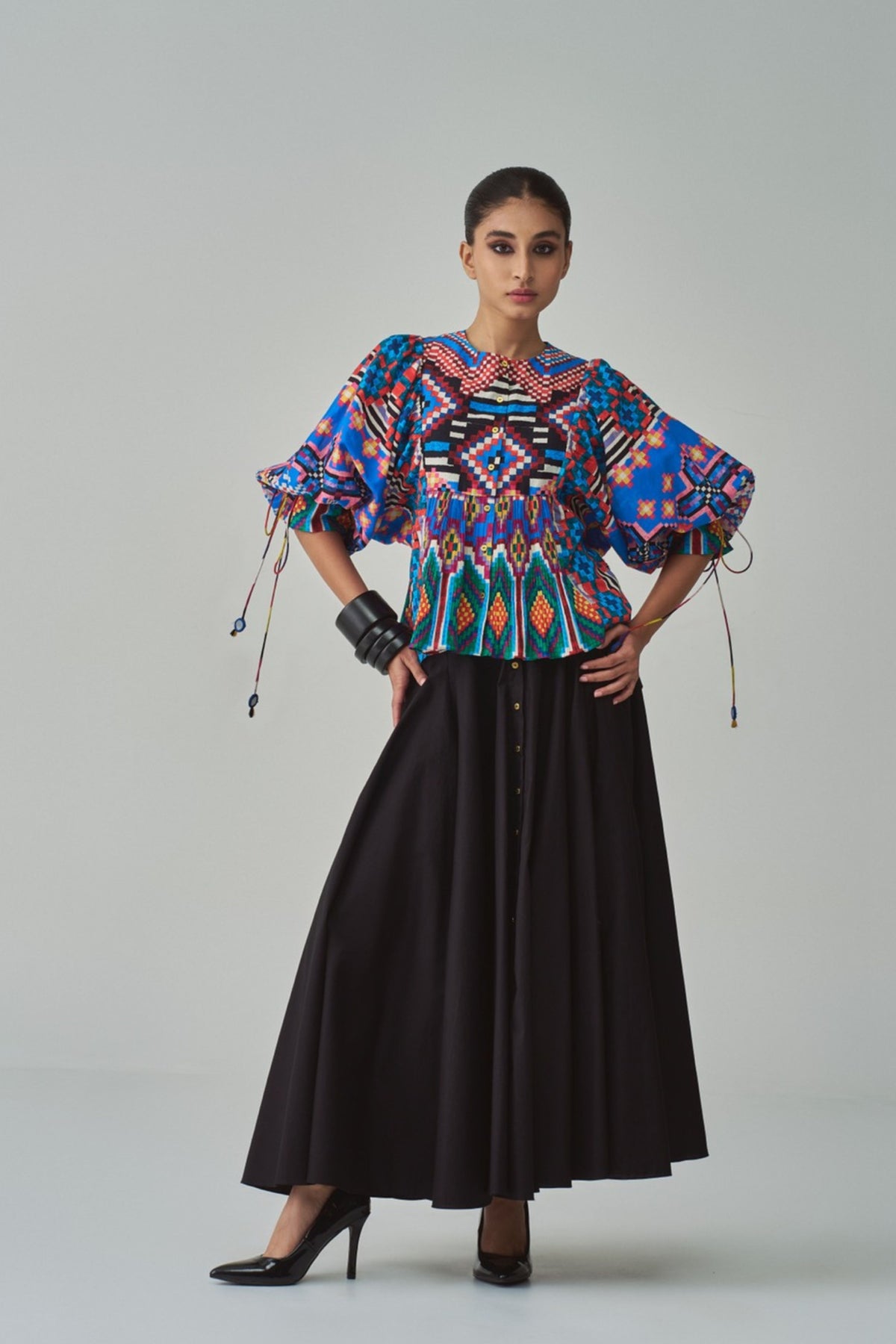 Tanya Blouse and Ria Skirt