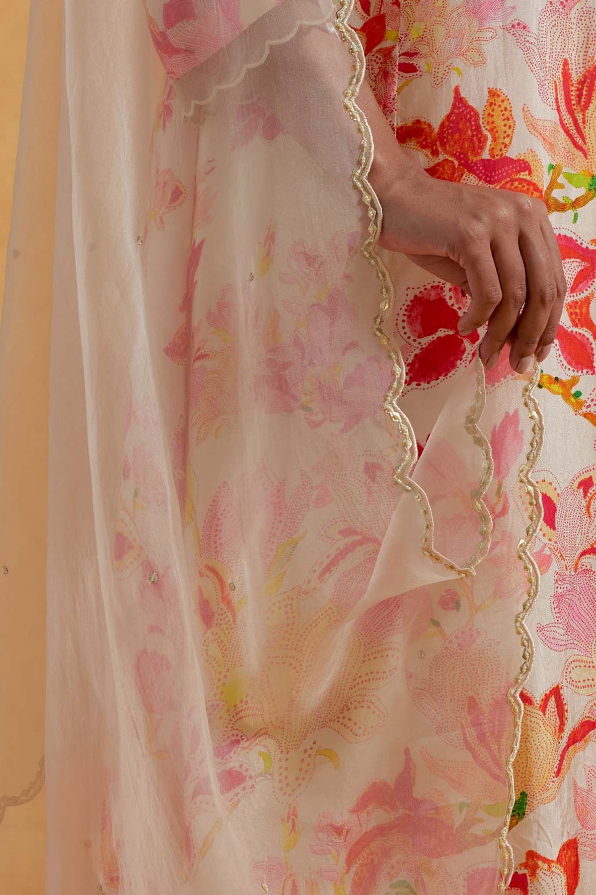 Ecru Dupatta
