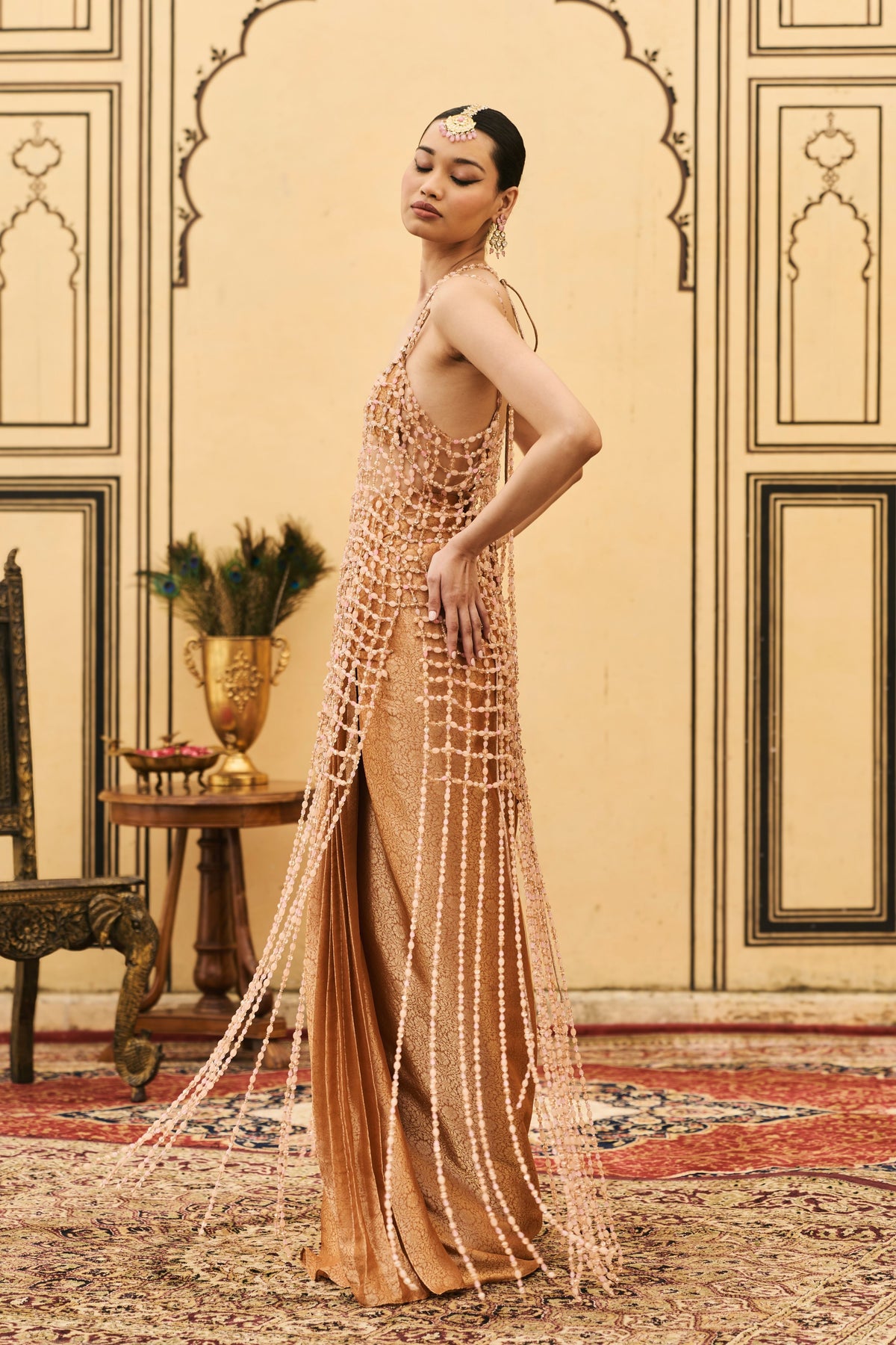 Kesari Skirt Set