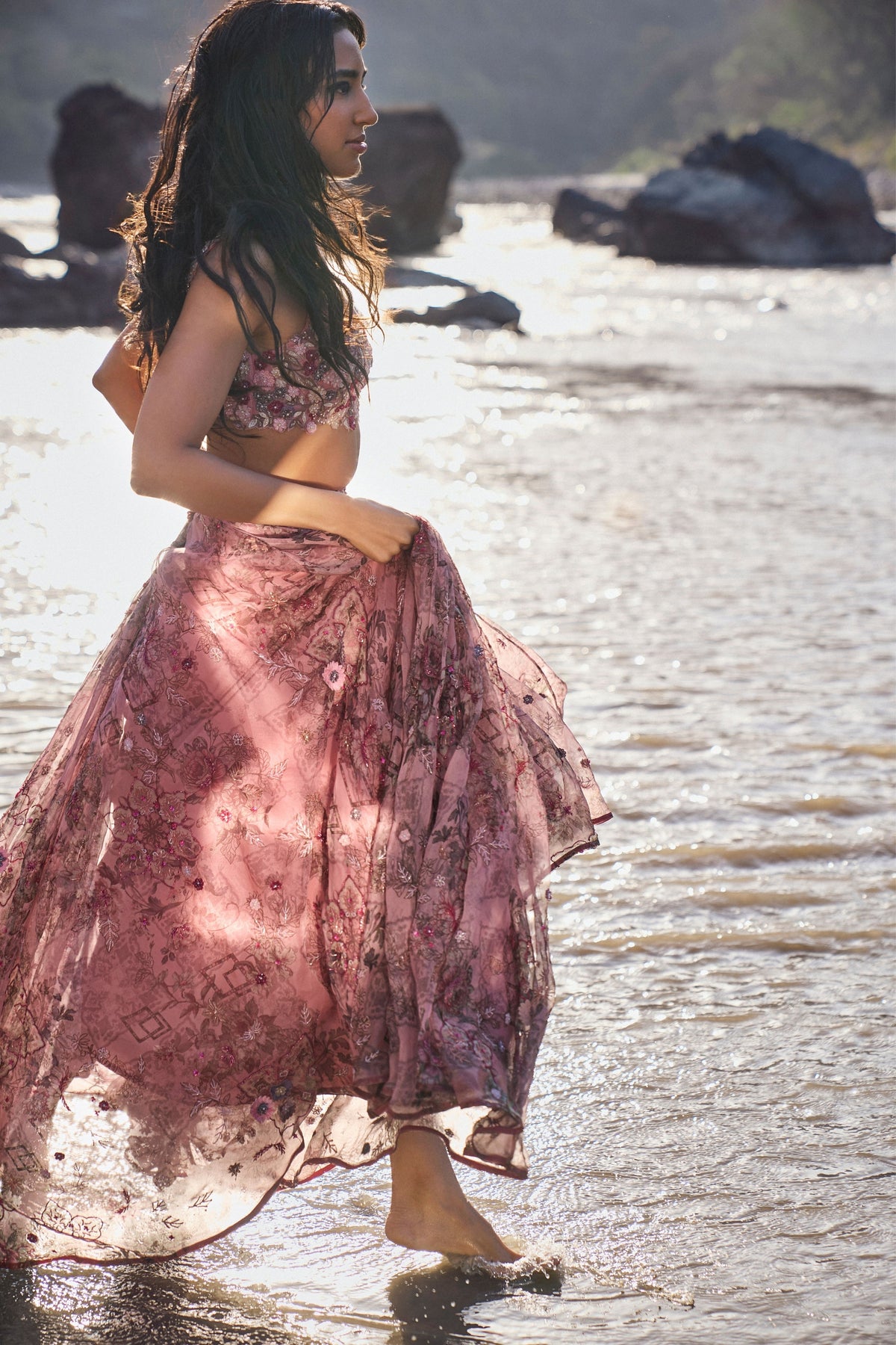 Ayzel Pink Lehenga Set