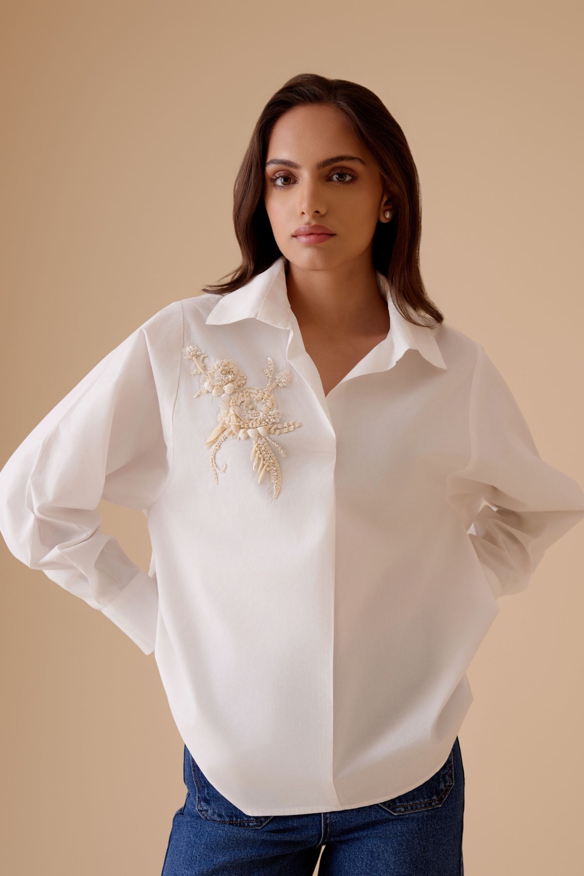 White Nisha Shirt