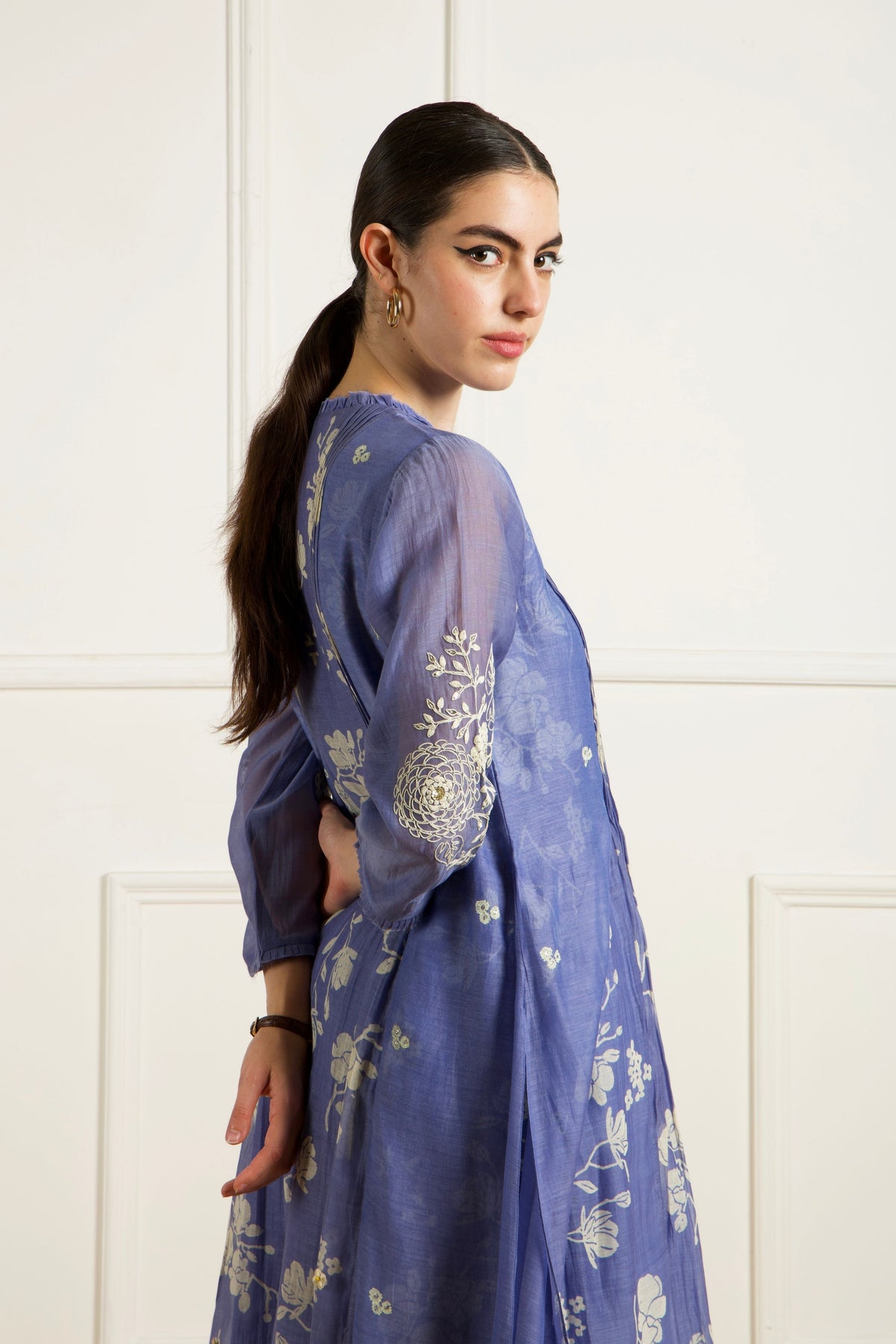 Twilight Pleated Kurta Set