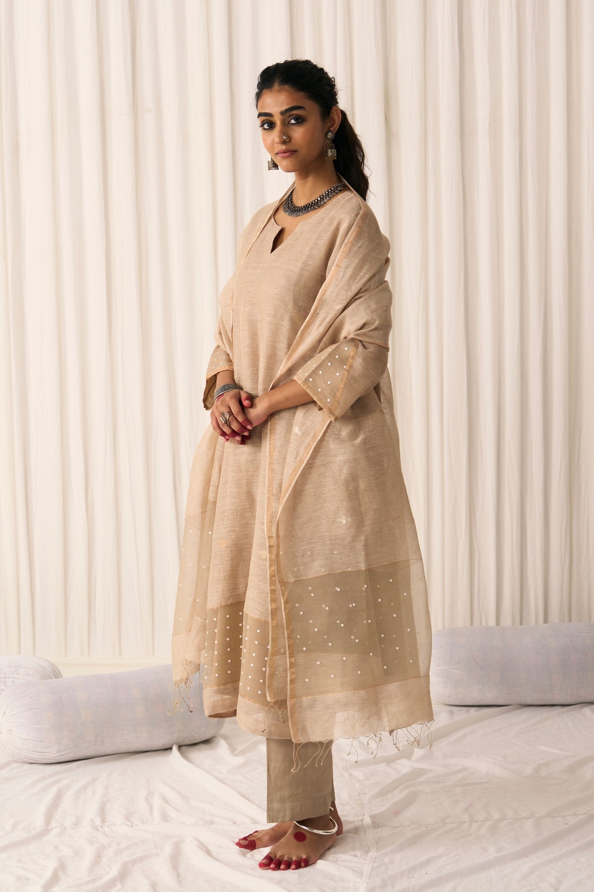 Bhumi Beige Kurta Set