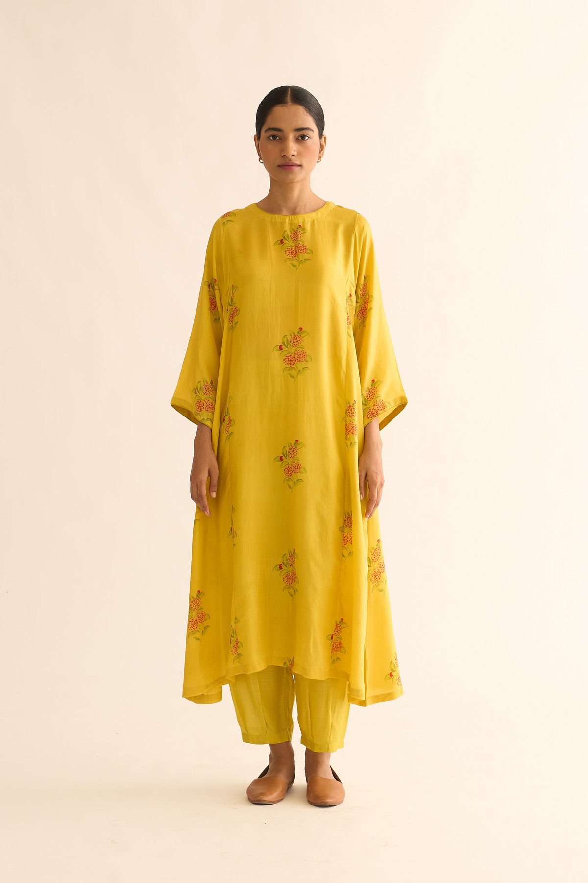 Evani Floral Print Kurta Set