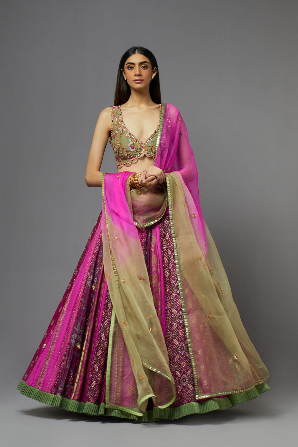 Pink Lehenga Set