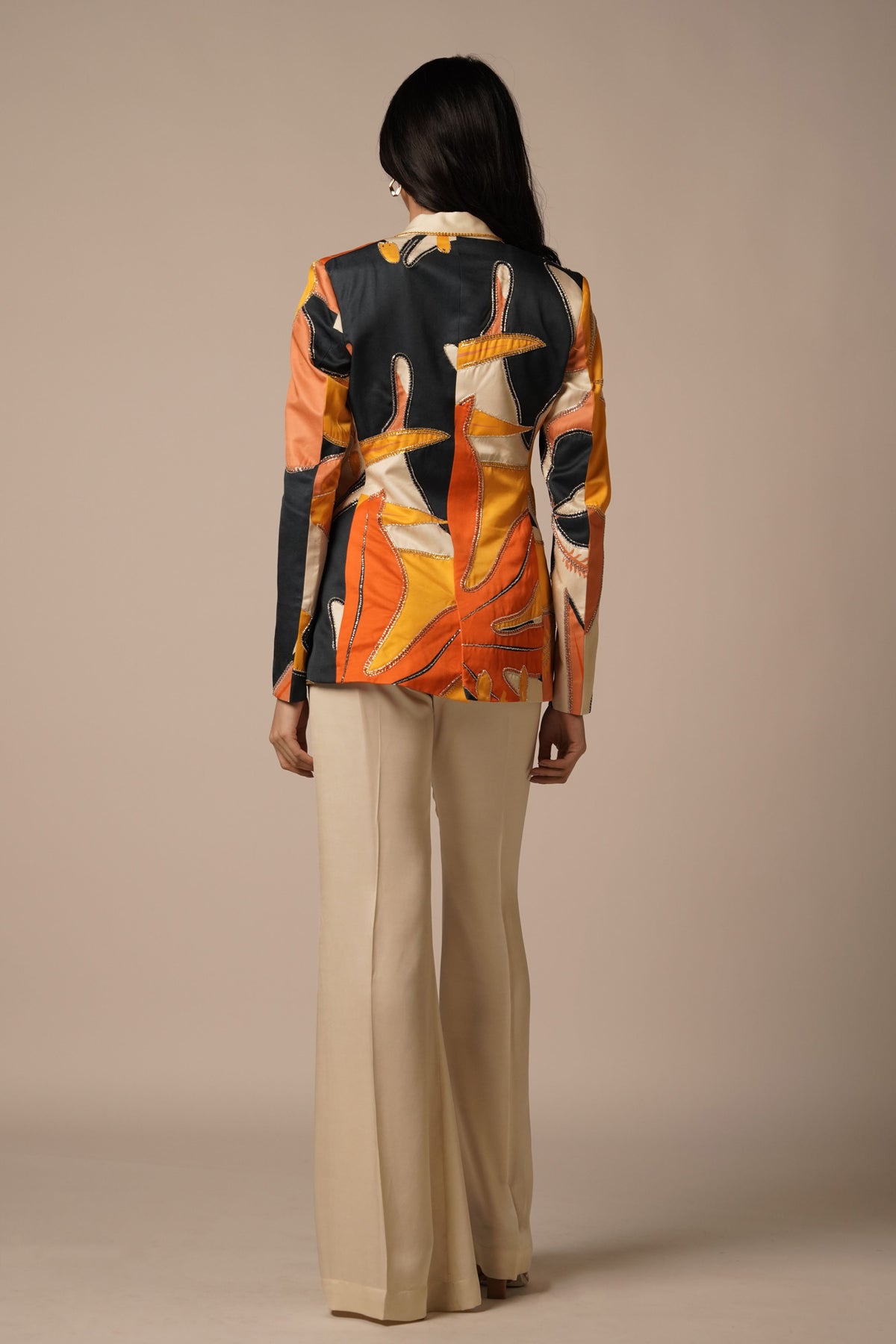 Ivory Flared Trouser