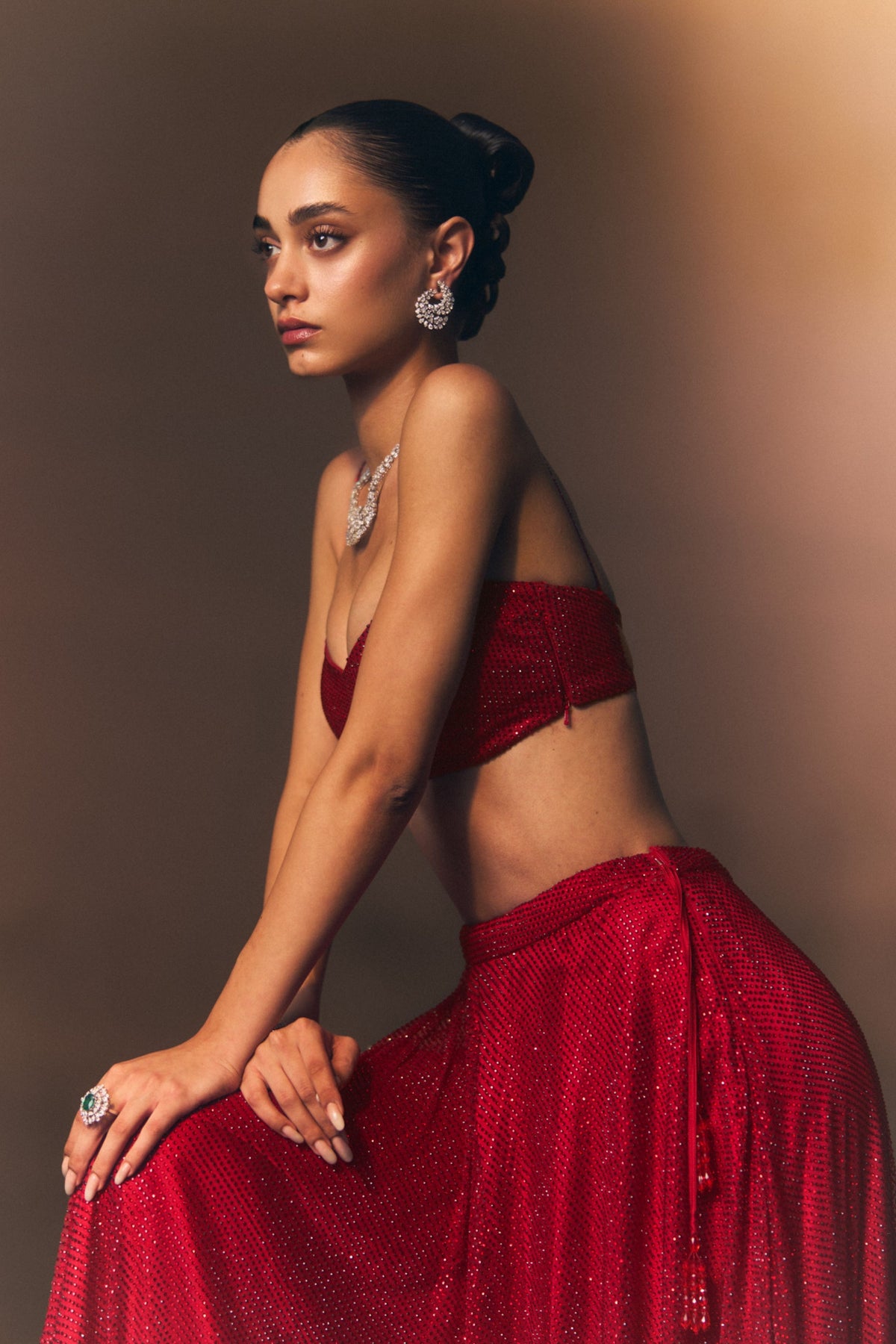 Vermeil Lehenga Skirt Set