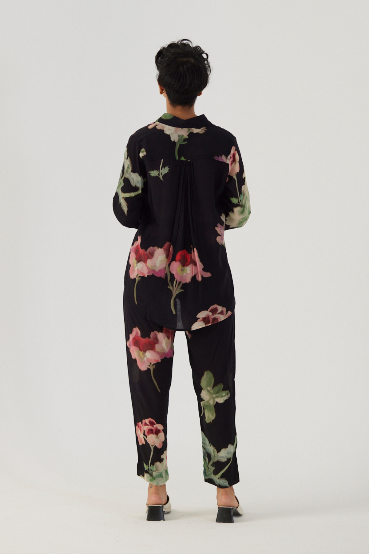 Juliet Black Crepe Co-Ord Set
