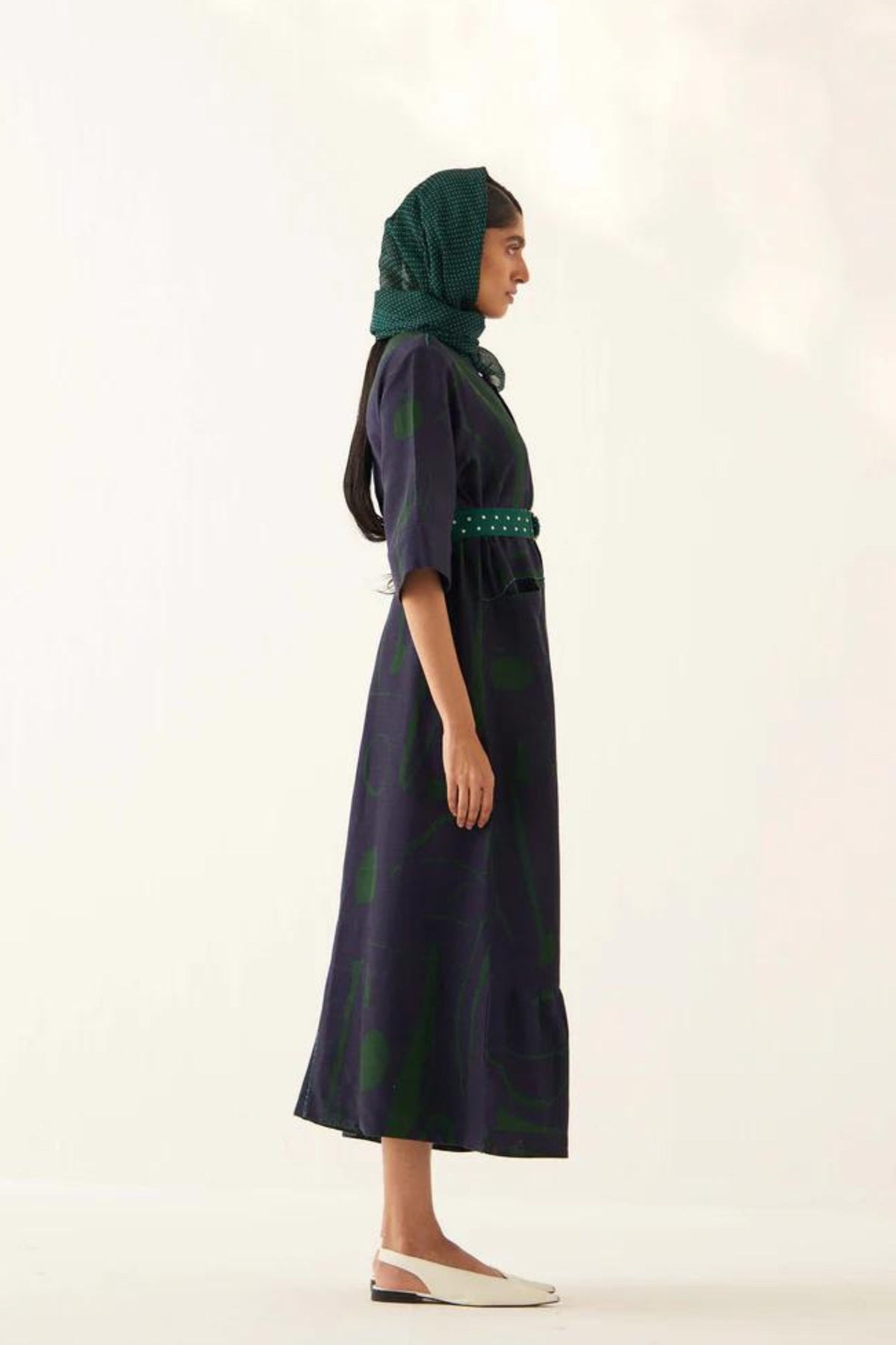 Green Sundae Polka Stole