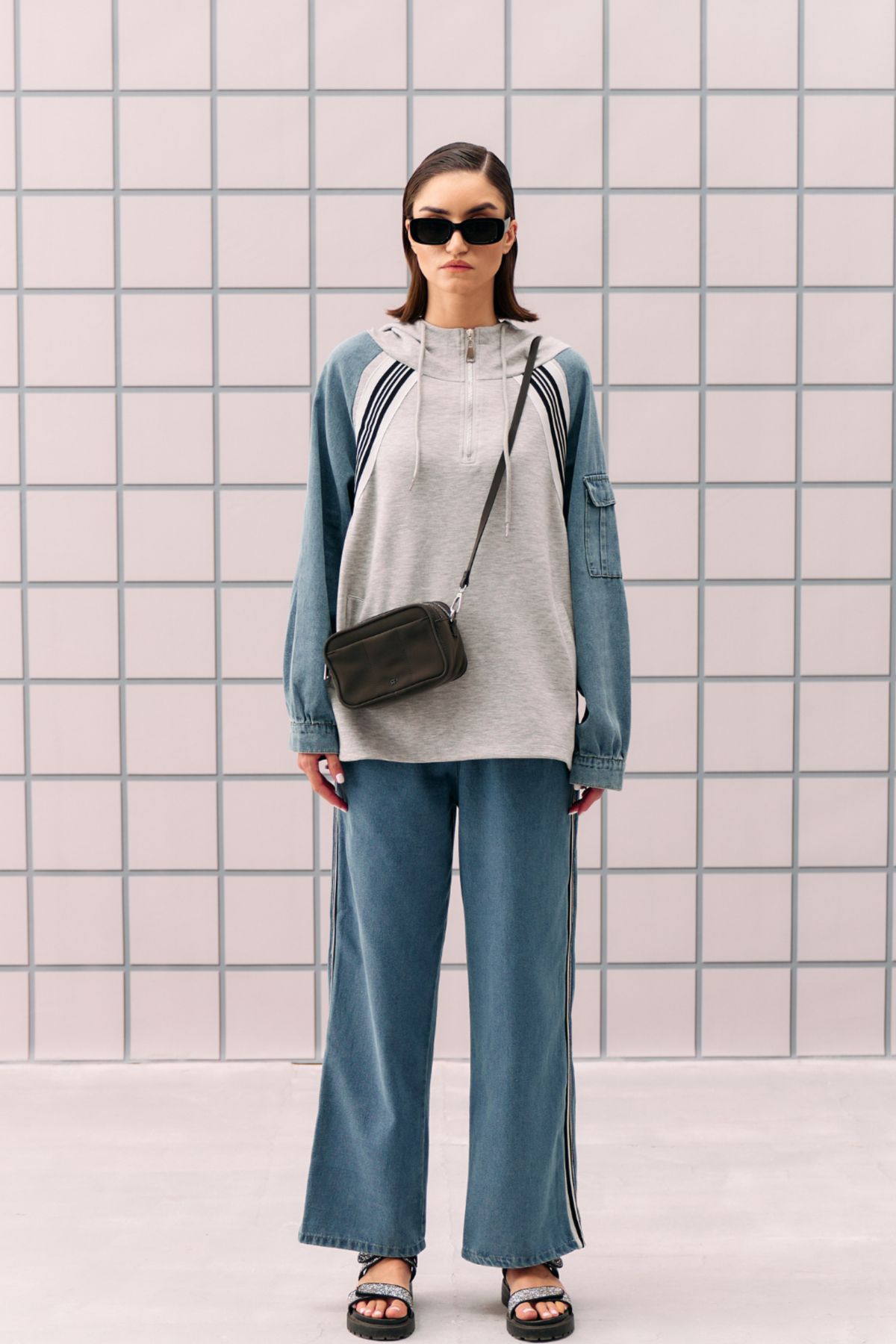 Grey Silsila Co-ord Set