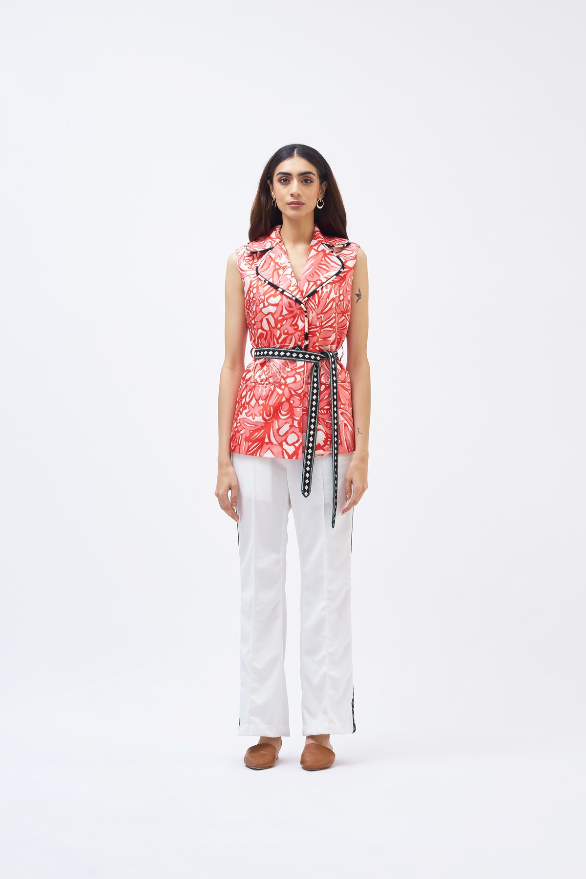 Masai Coral Pink Pant Suit