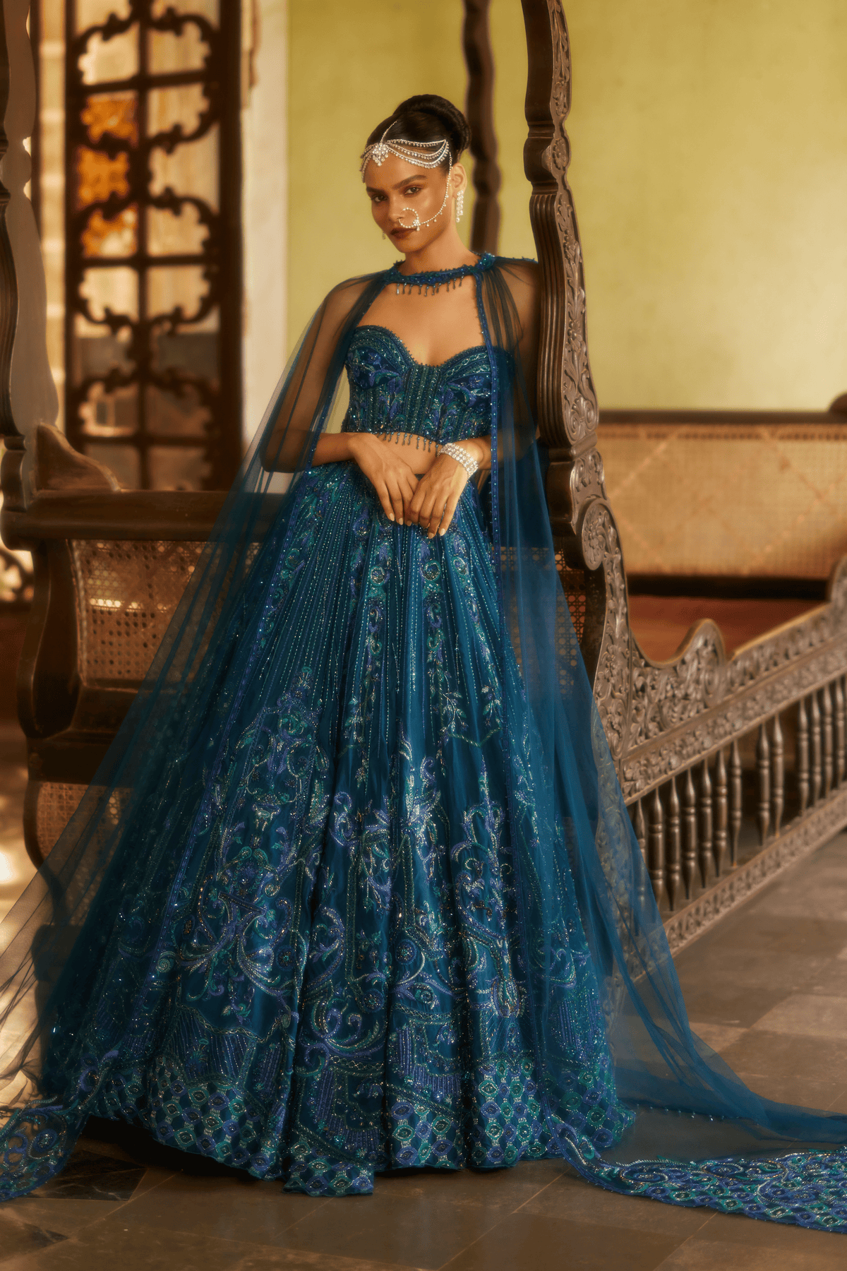 Blue Lehenga Set