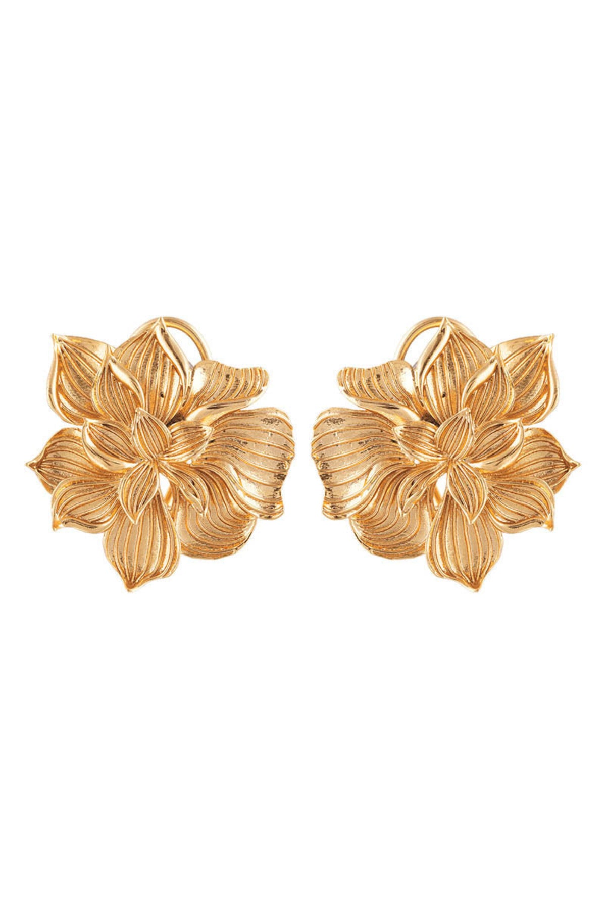 Matte Gold Earring