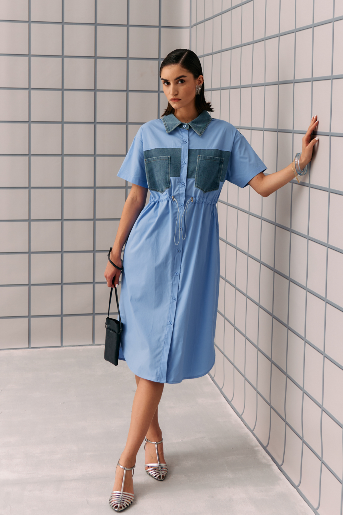 Powder Blue Alles Dress