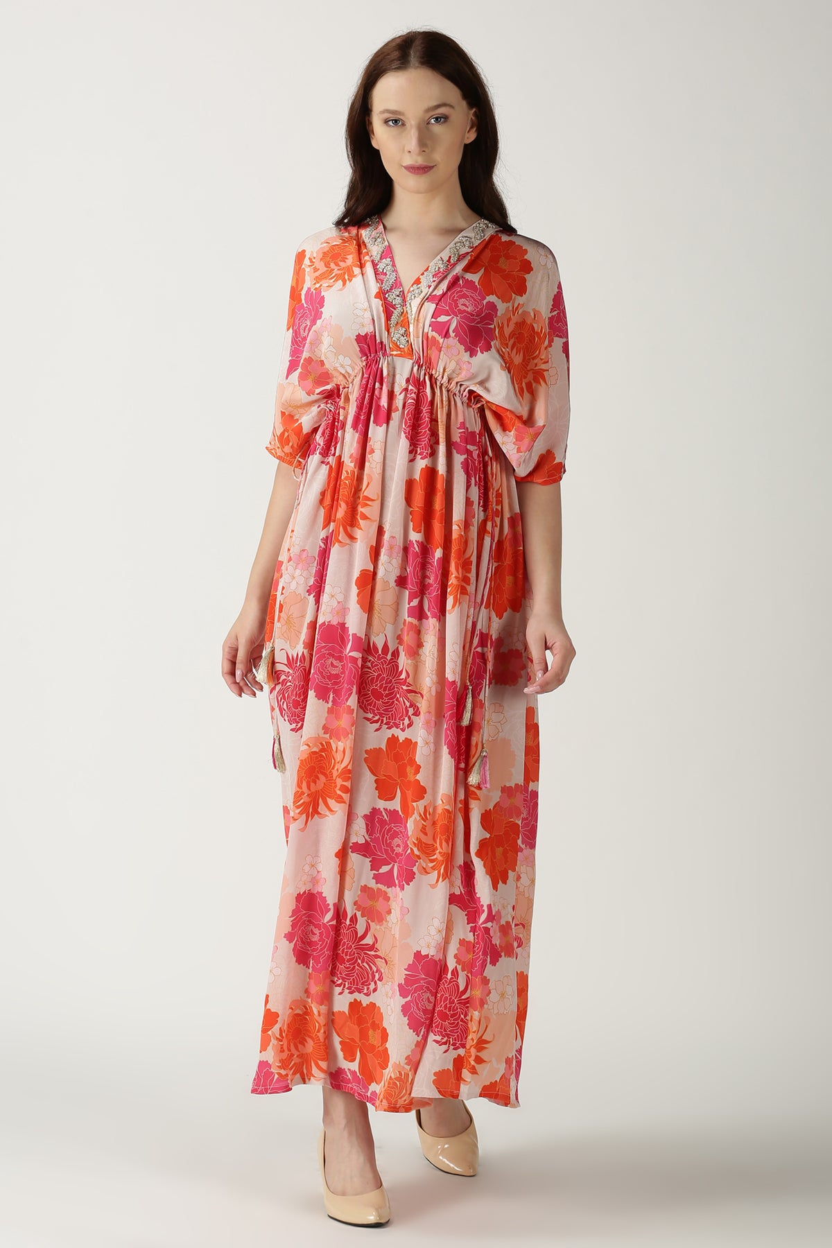 Emblished kaftan