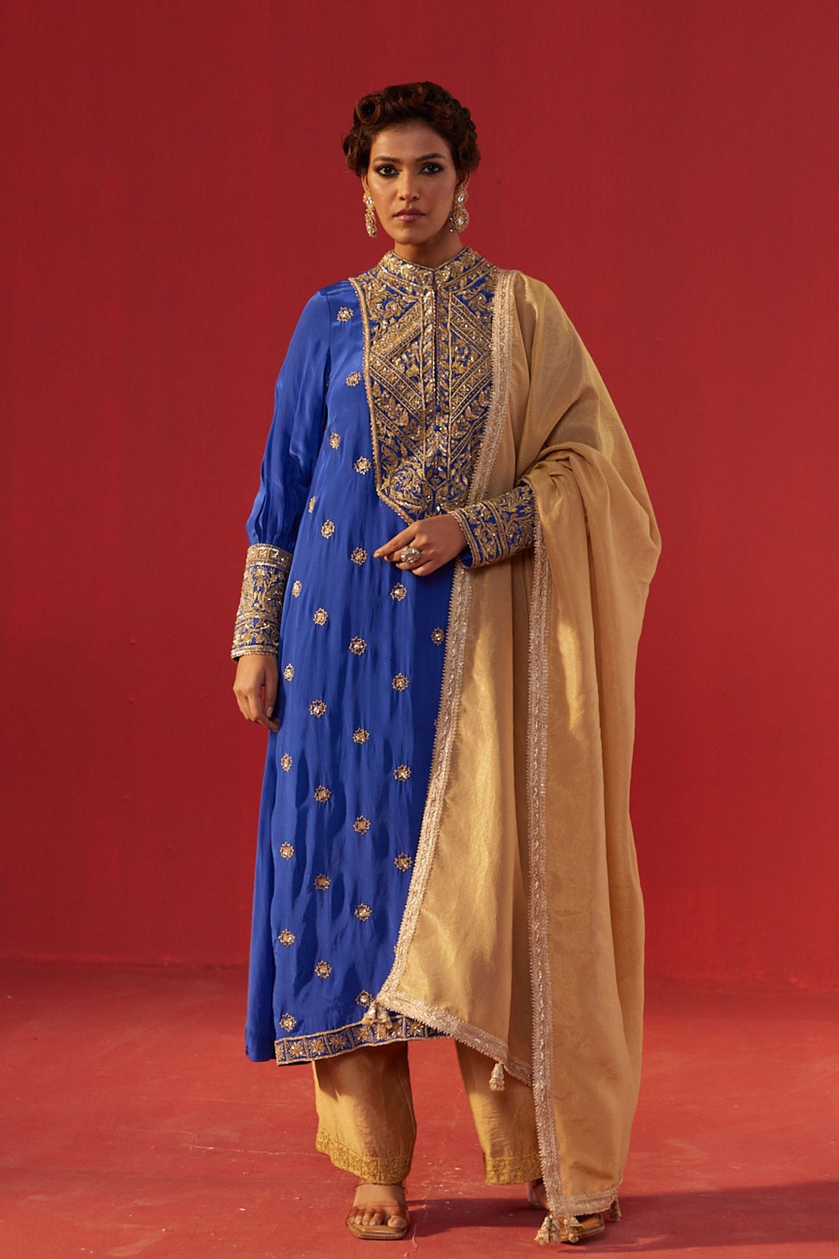 Royal Blue Kurta Set