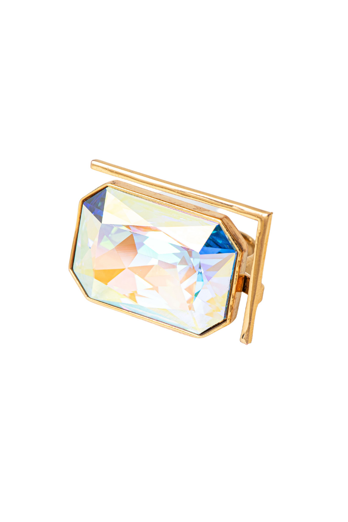 Radiance Crystal Cocktail Ring - Ab