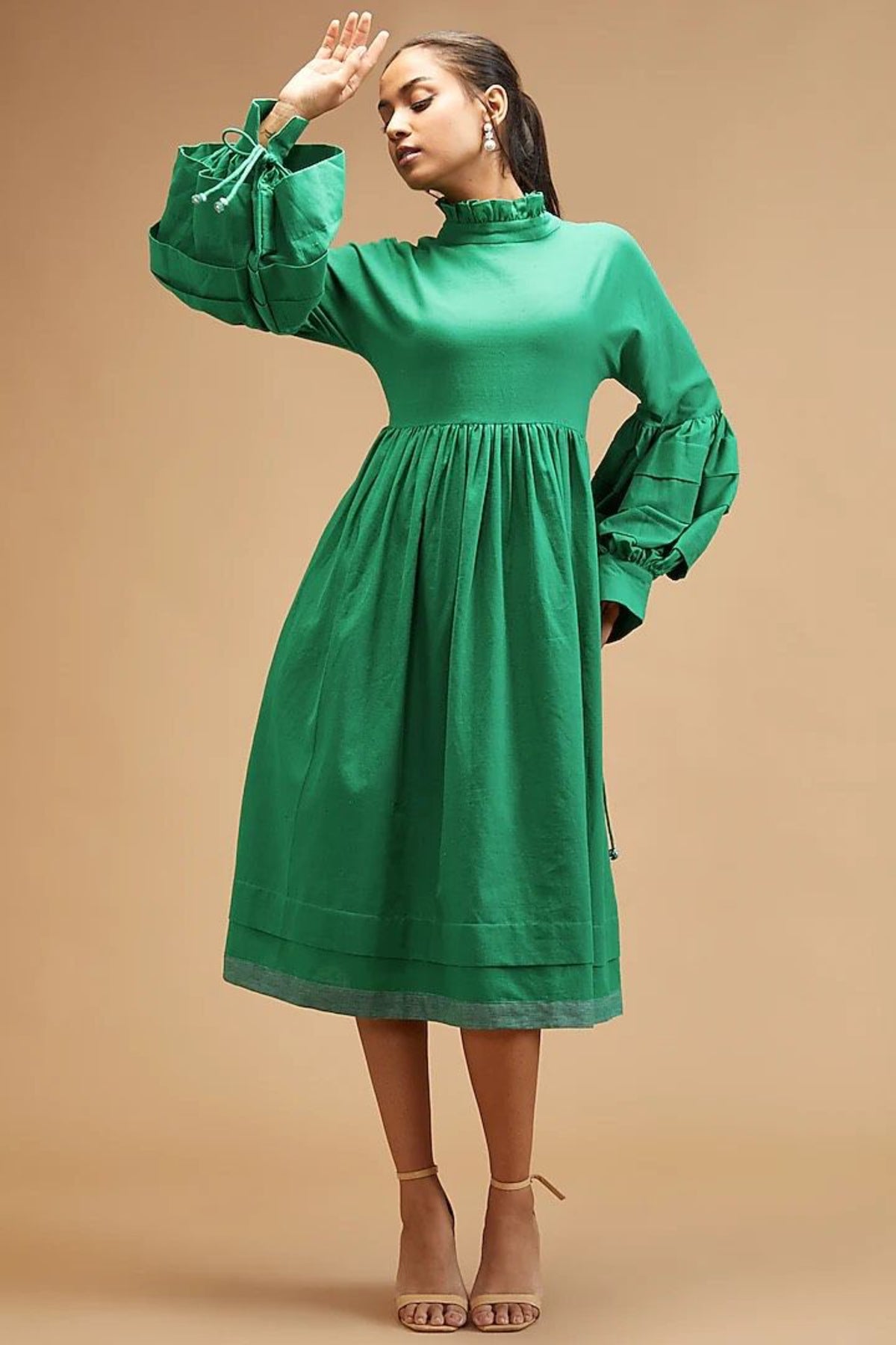 Clara Green Victorian Dress