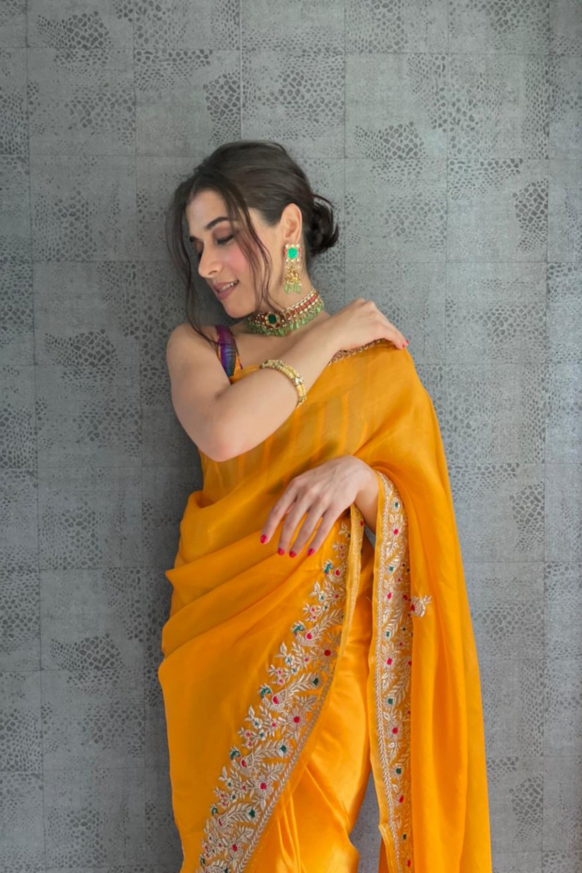 Mango Organza Saree