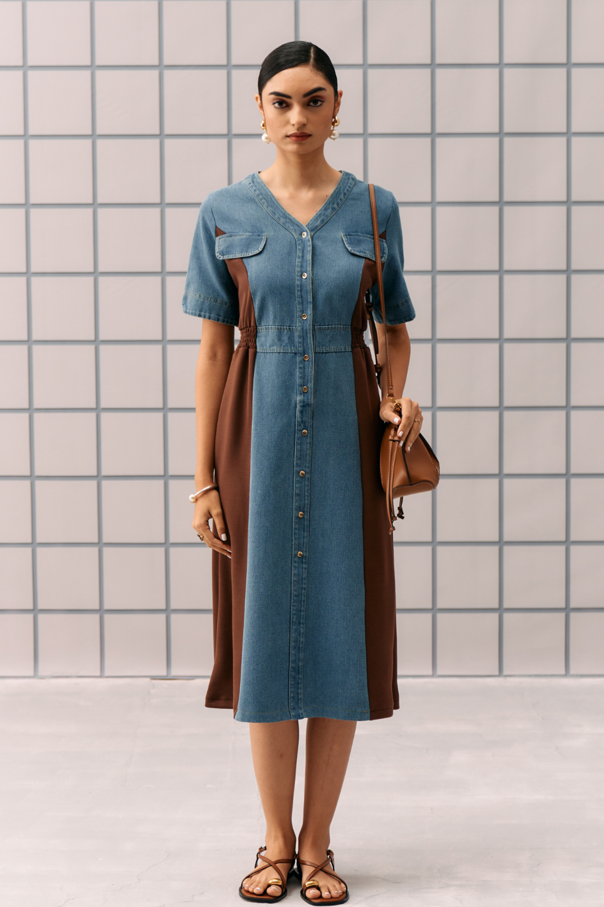 Brown Nimala Dress