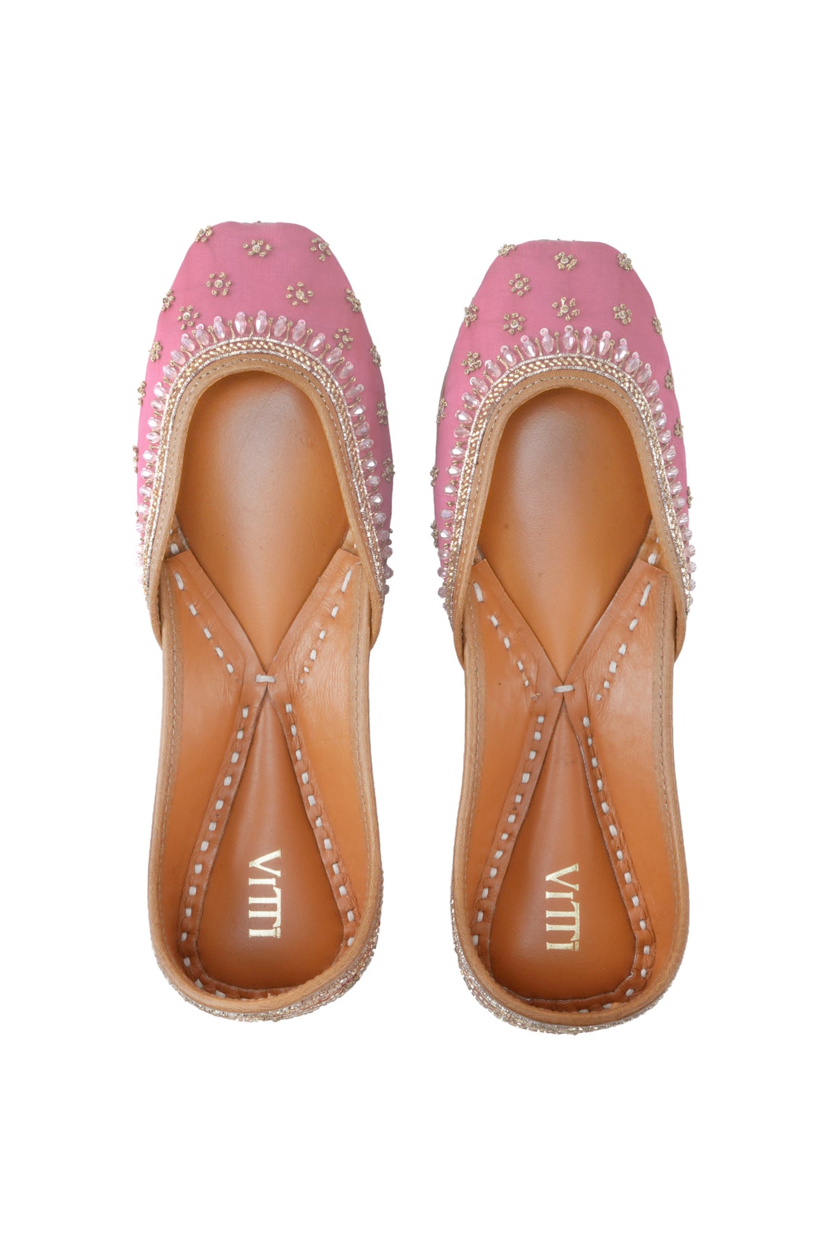 Ahalaya Fuschia Pink Juttis