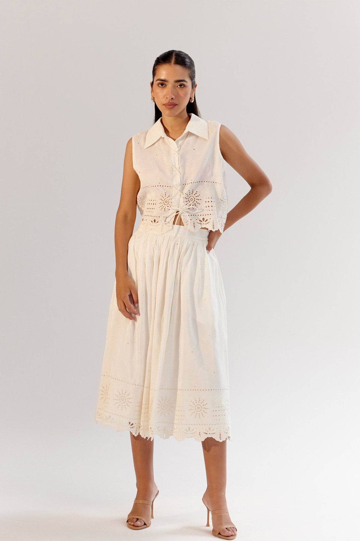 White Freya Skirt
