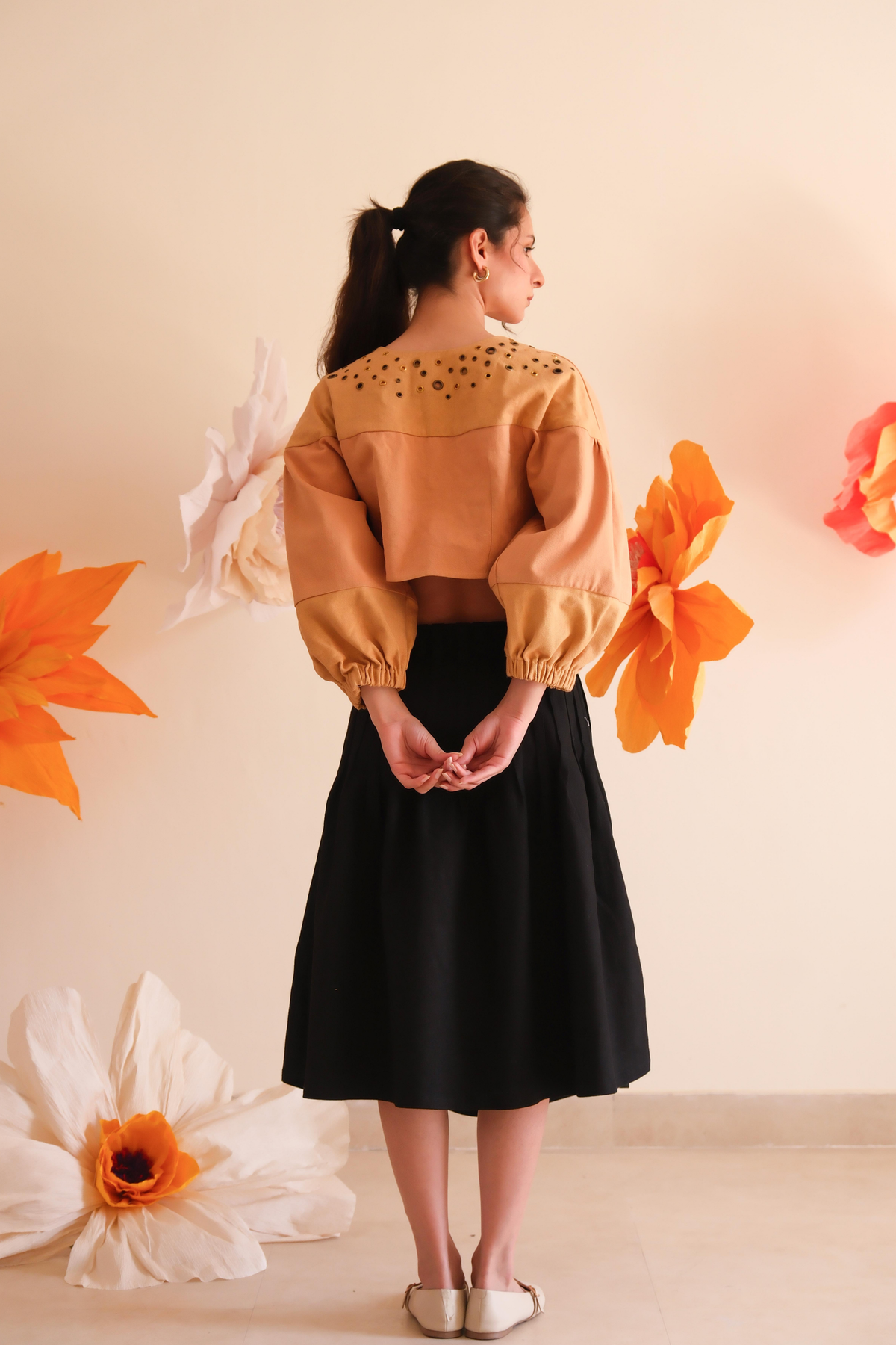 Coal Rivet Skirt