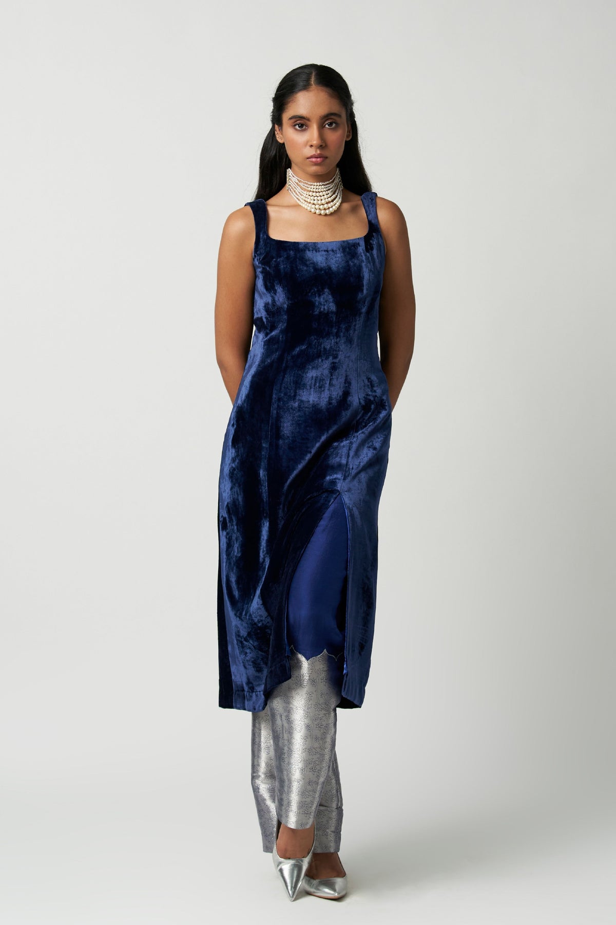 Madame Velvet Kurta Set