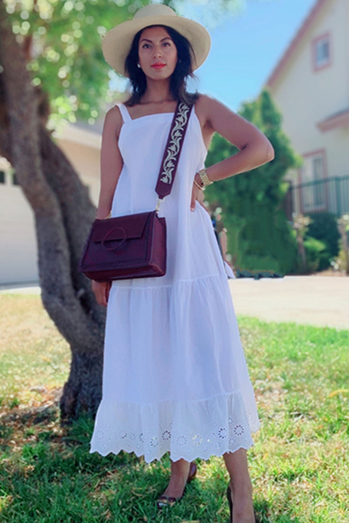 Geranium Crossbody Bag