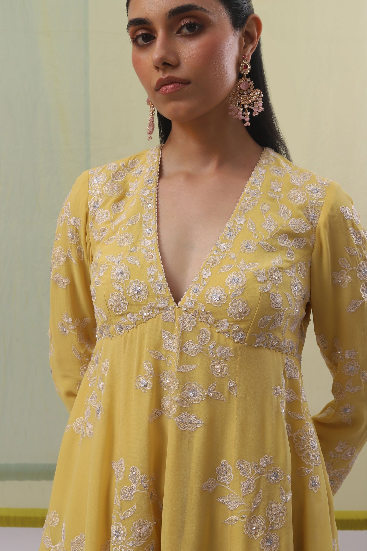 Yellow Ashraqat Gharara Set