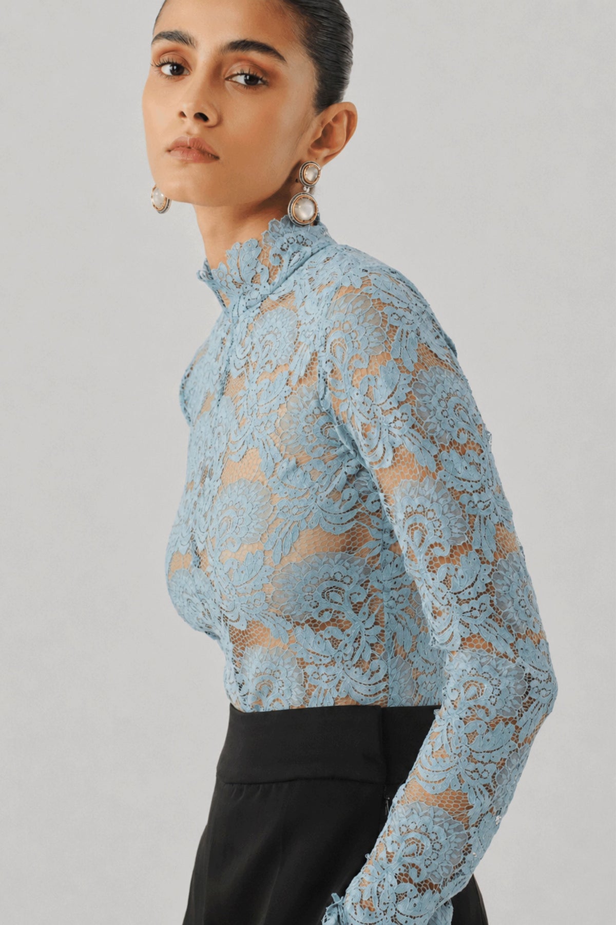 Muse Sky Blue Bodysuit