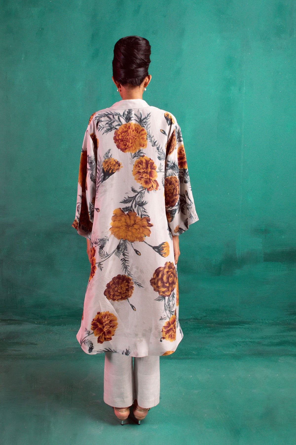 Peony Ivory Printed Kurta Set