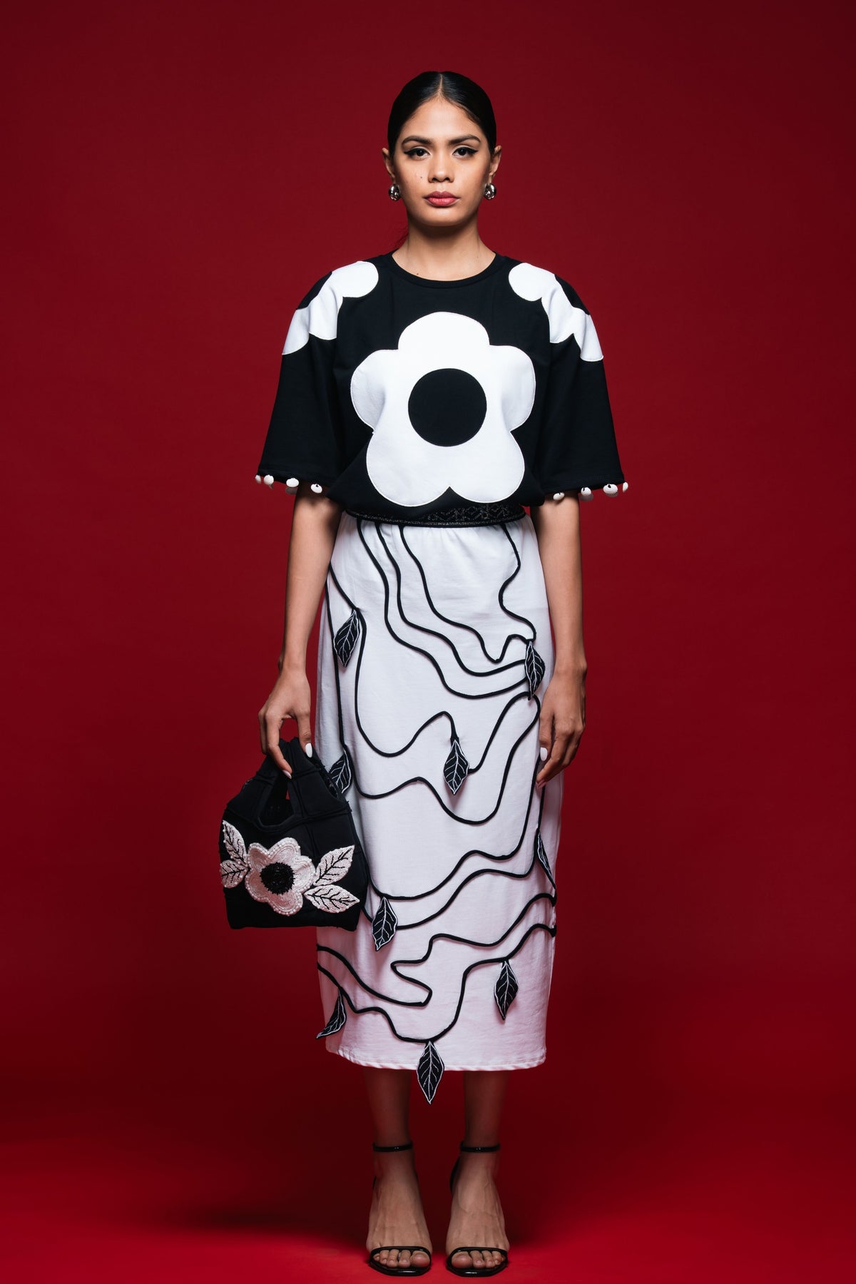 Monochrome Meadow Co-ord Set