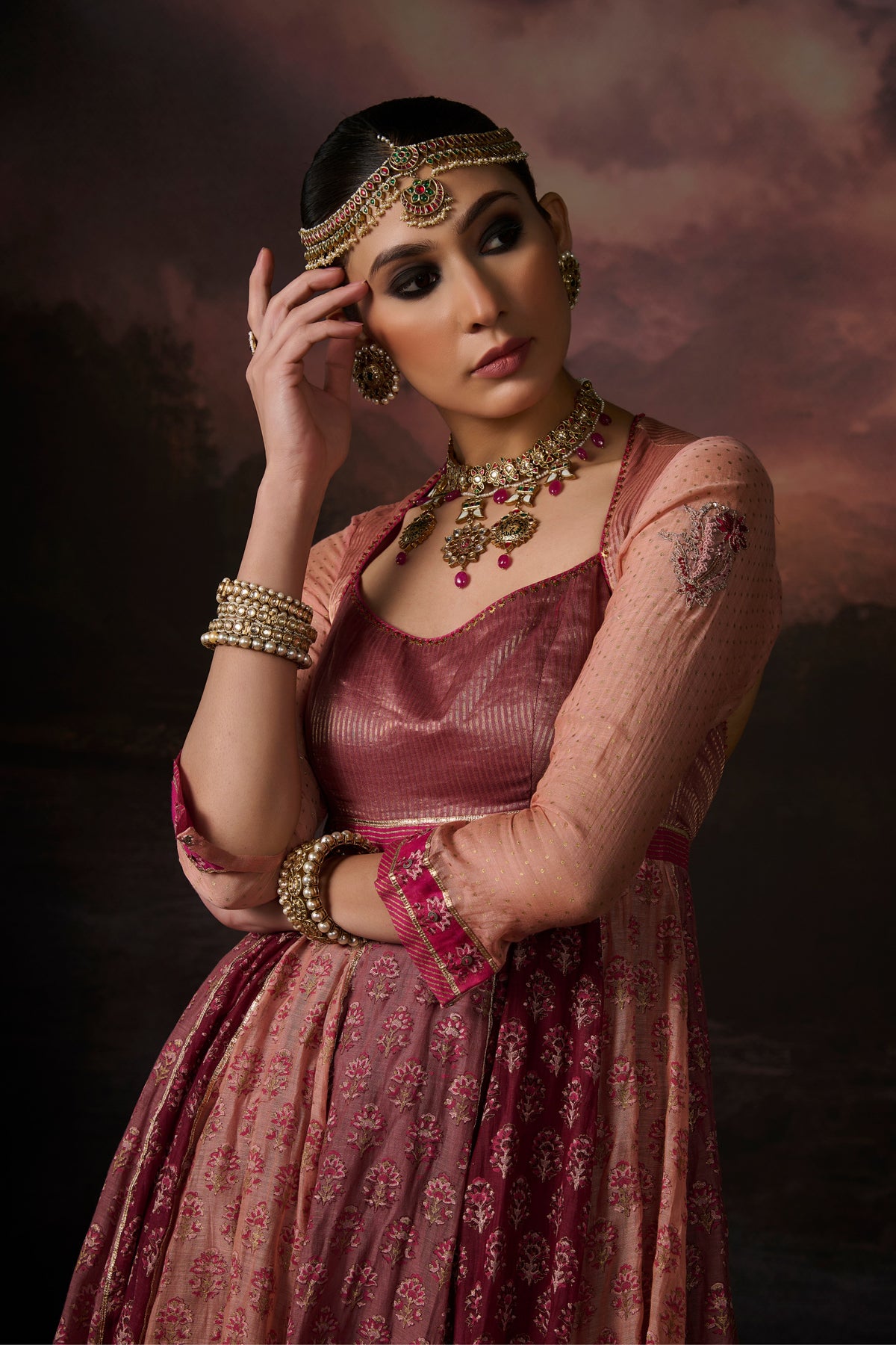 Saima Anarkali Set