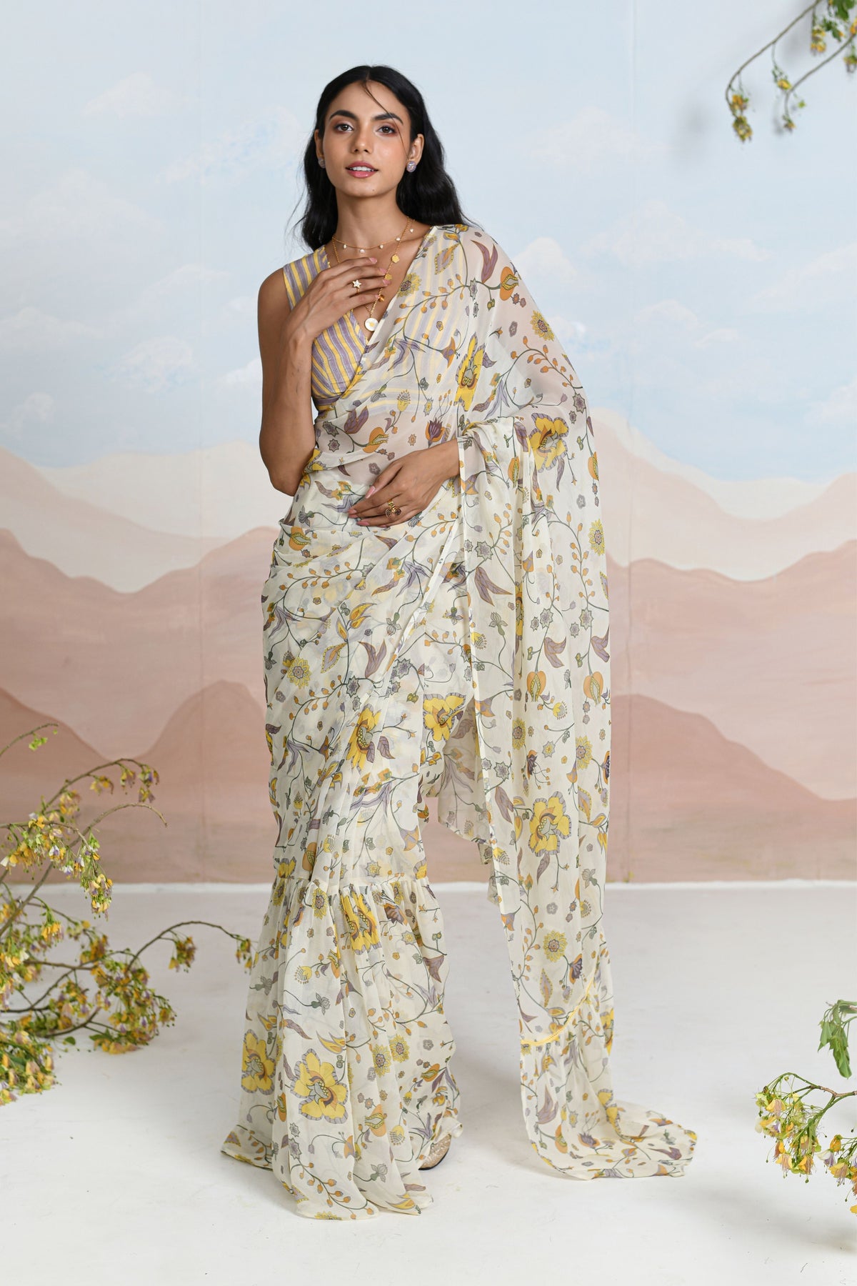Sundrenched Saree