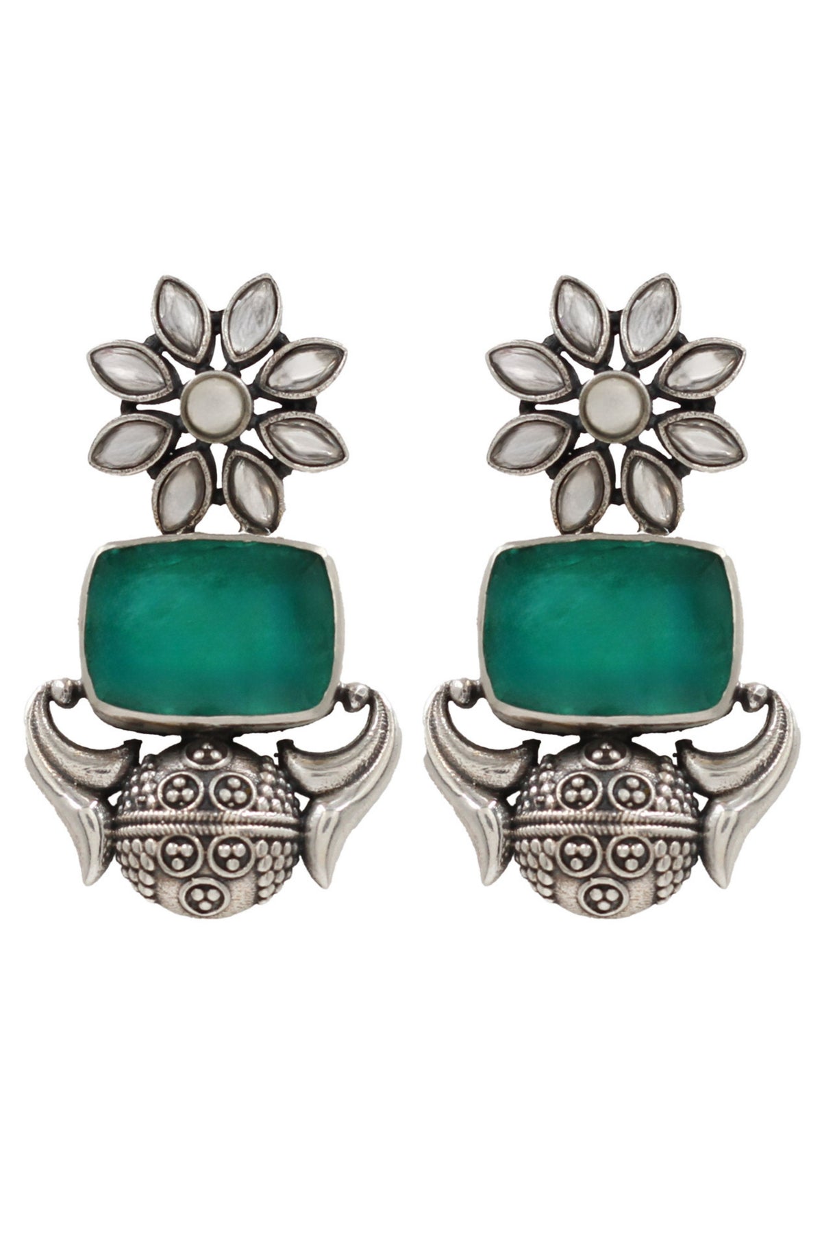 Timeless Silver Handcrafted Earrings