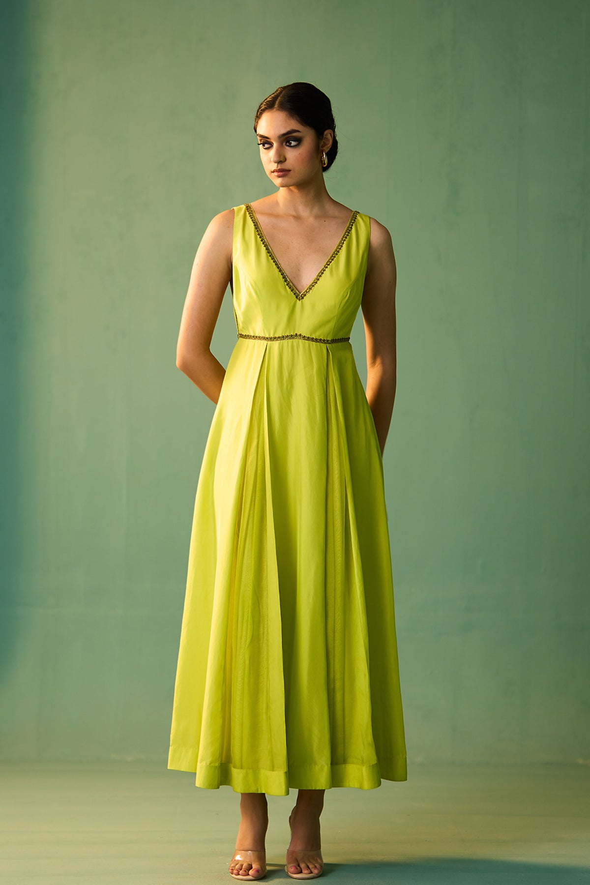 Lime Green Erina Dress