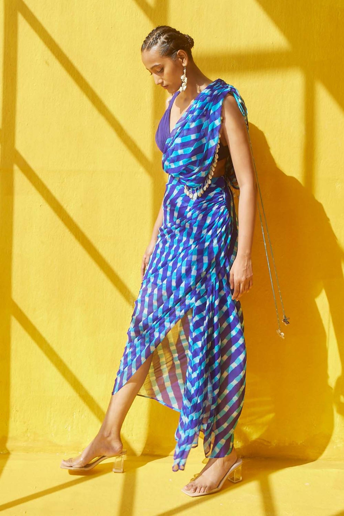 Sia Draped Skirt Set