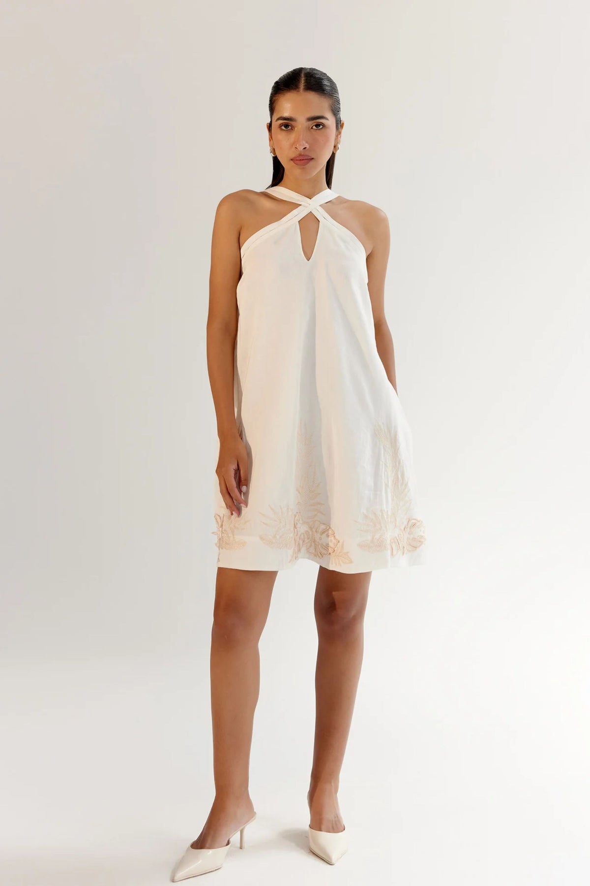 White Aida Mini Dress
